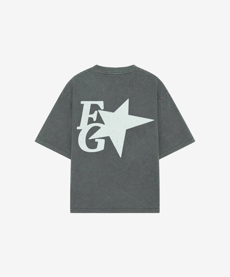 Star Boxy Tee Anthra