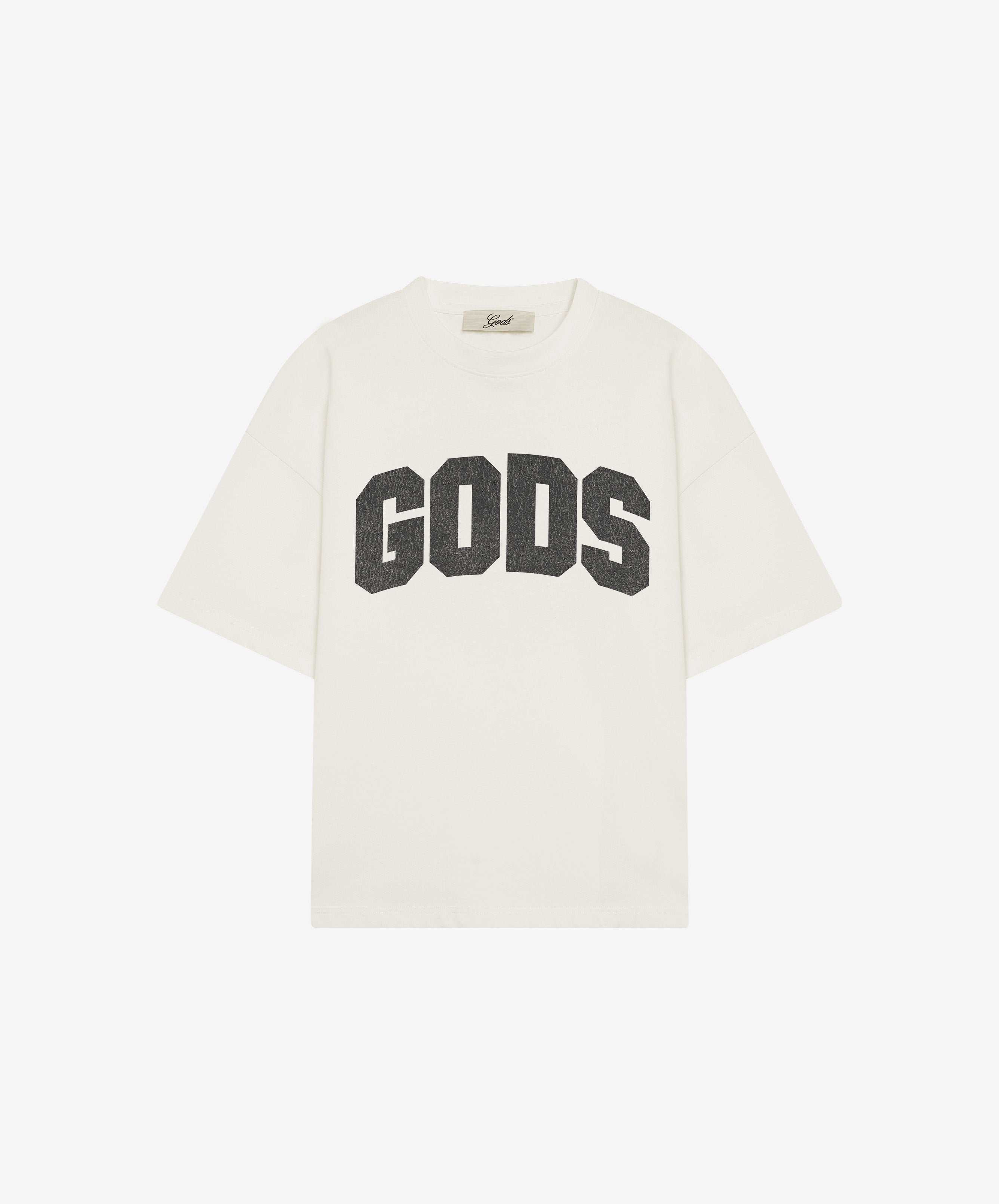 Gods Boxy Tee Cream