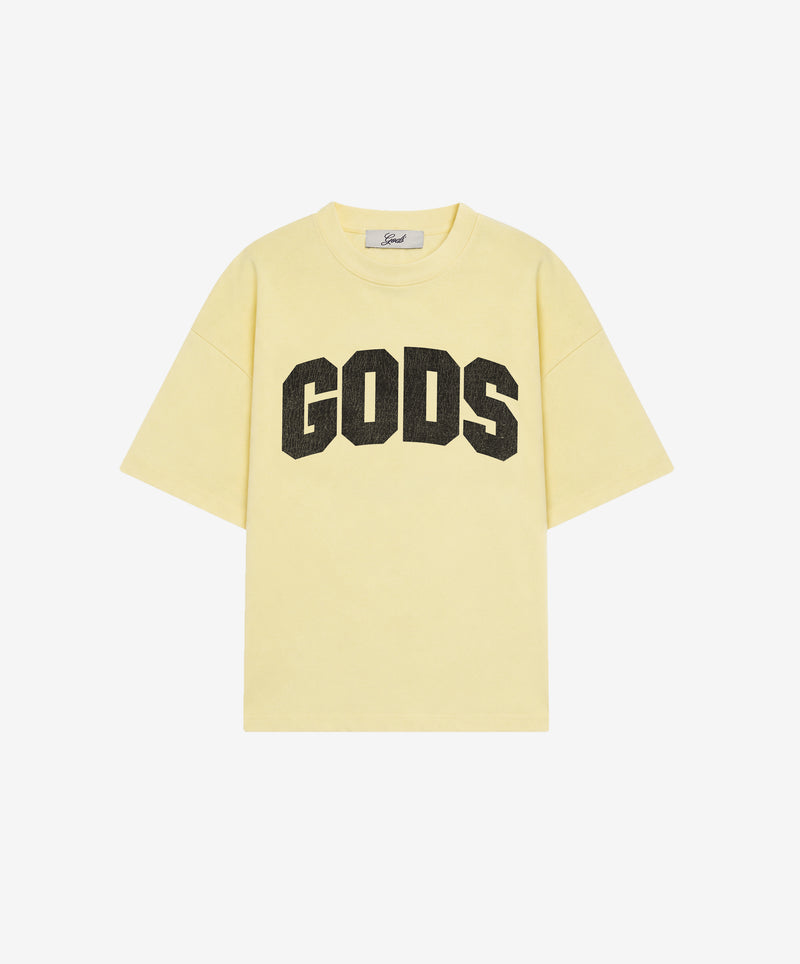 Gods Boxy Tee Yellow