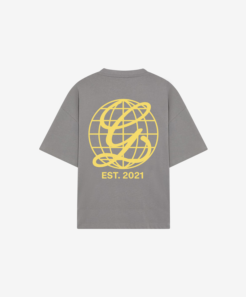 Globe Tee Grey
