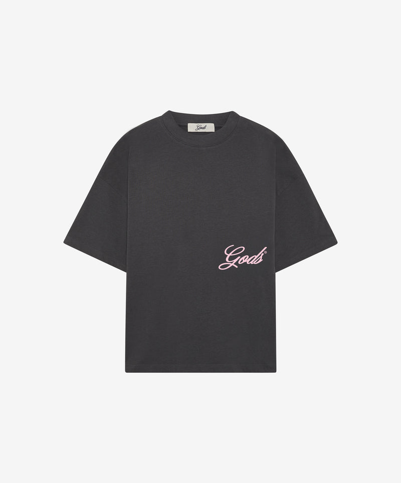 Script Boxy Tee Antracite