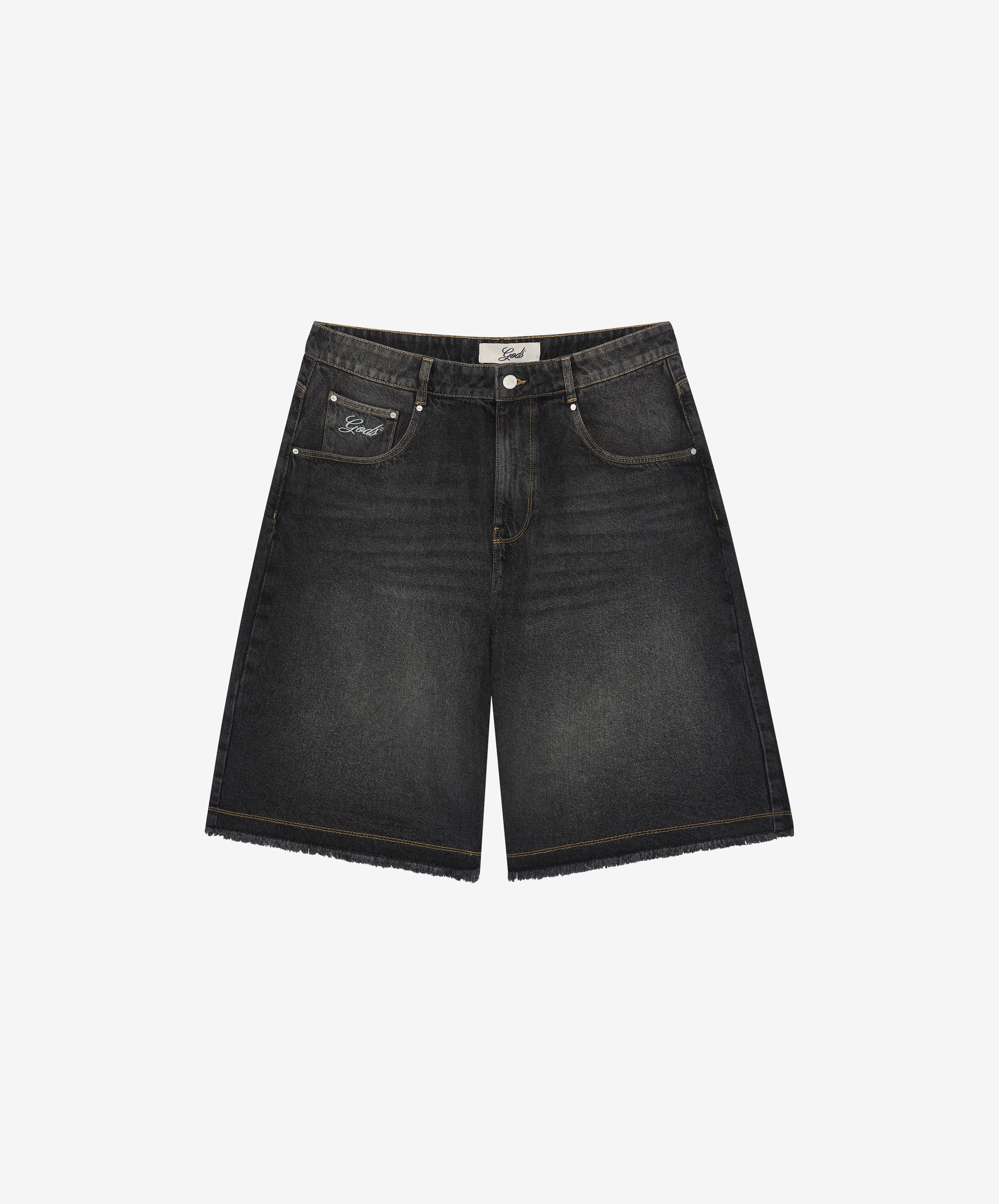 Star Denim Jorts Black