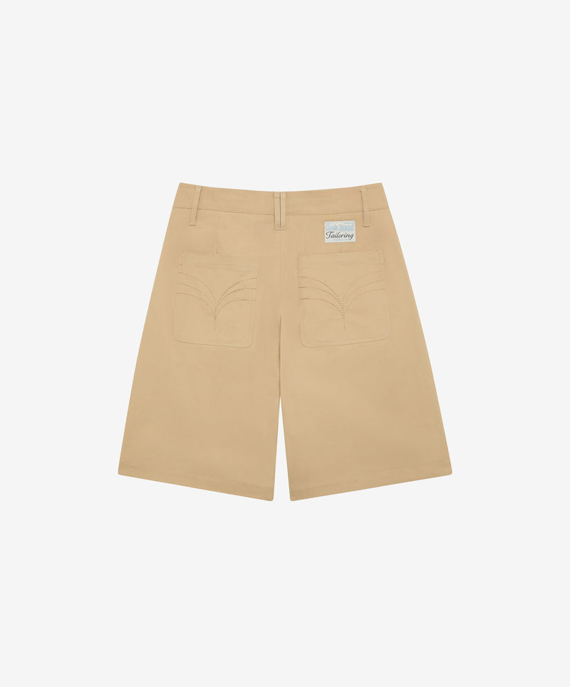 Woven Short Brown