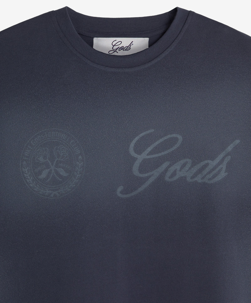 10 Boxy Tee Blue Grey