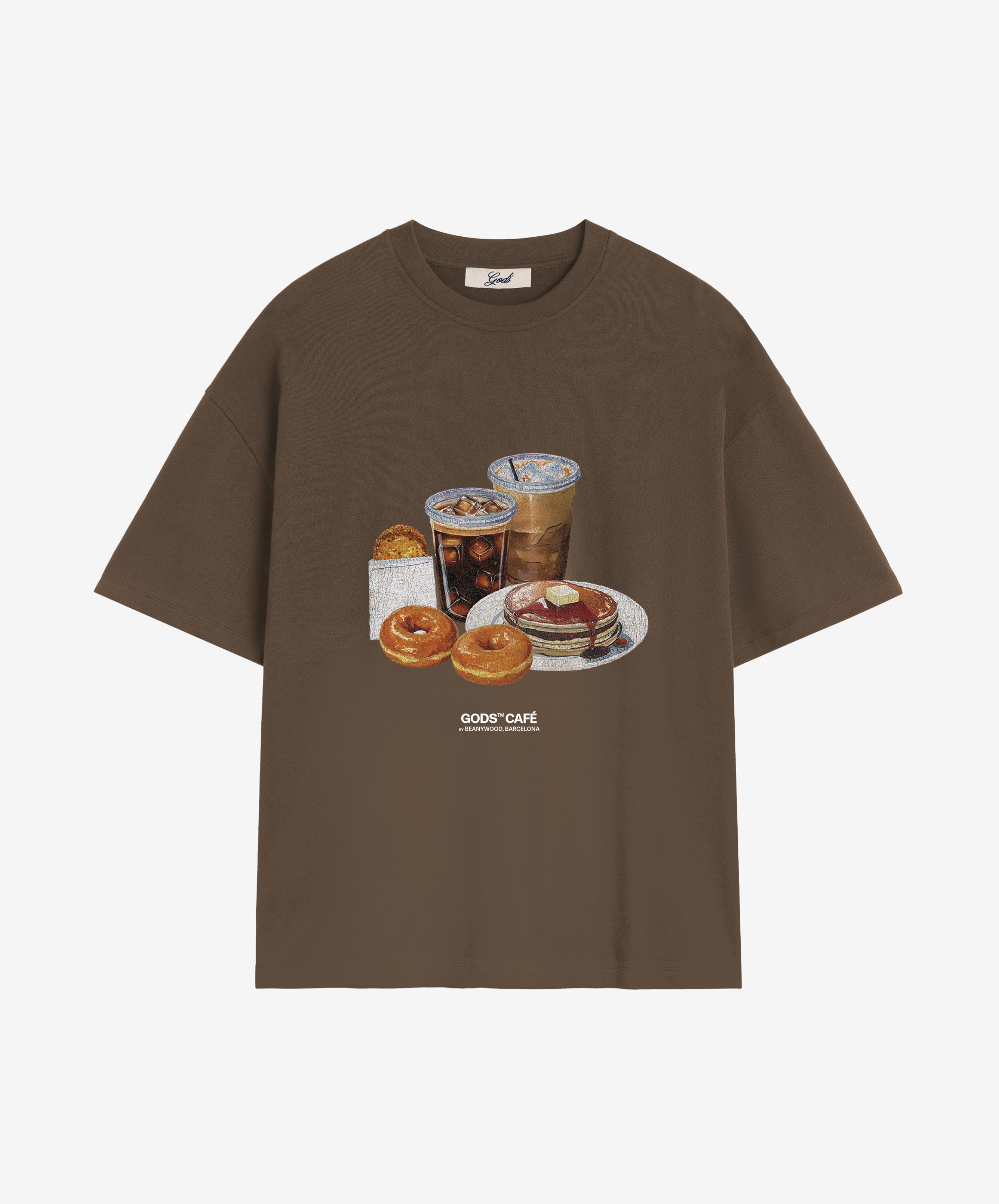 Coffee Break Tee Brown