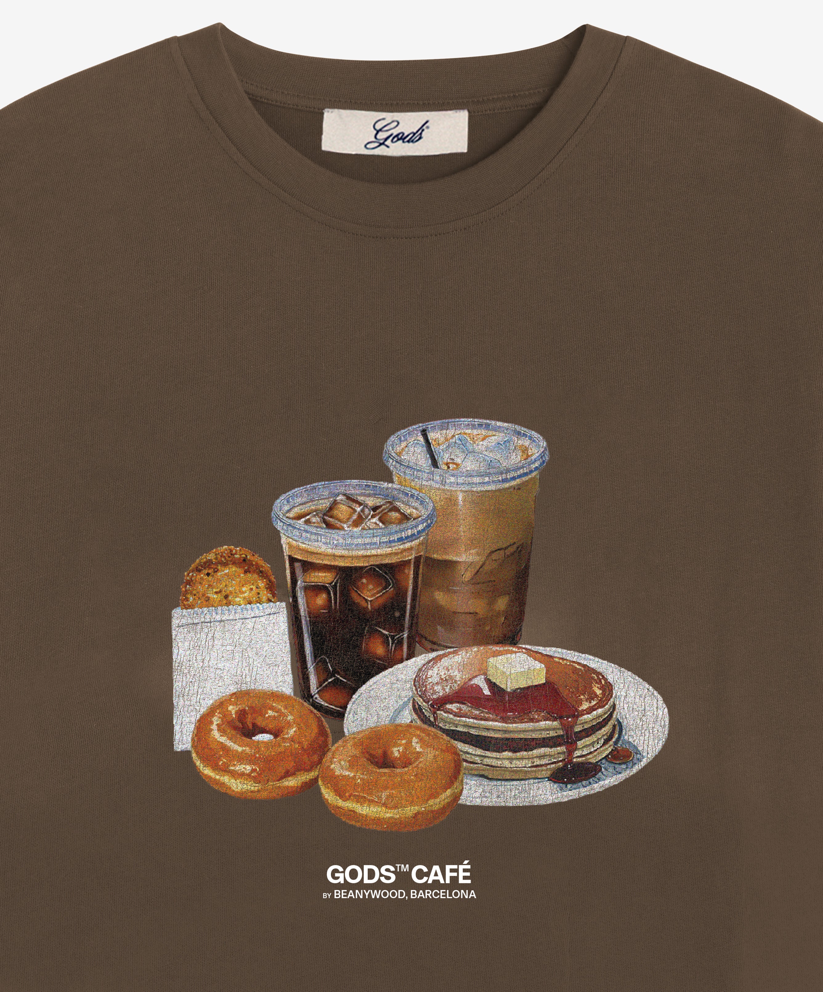 Coffee Break Tee Brown