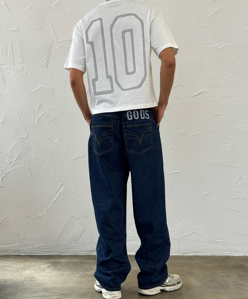 10 Boxy Tee White