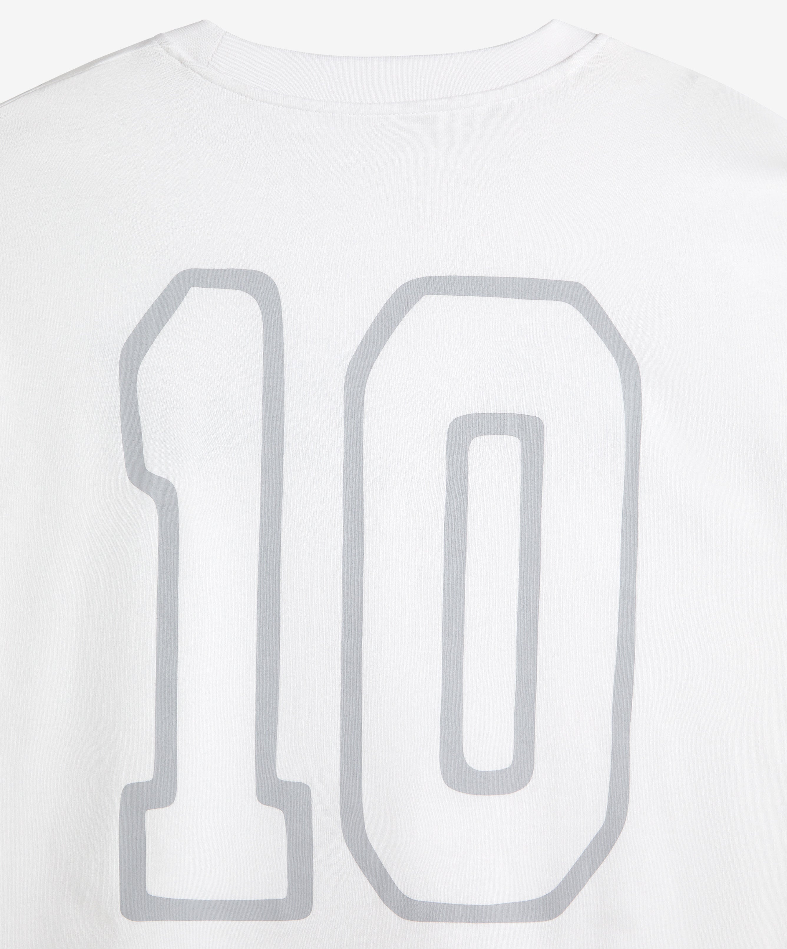 10 Boxy Tee White