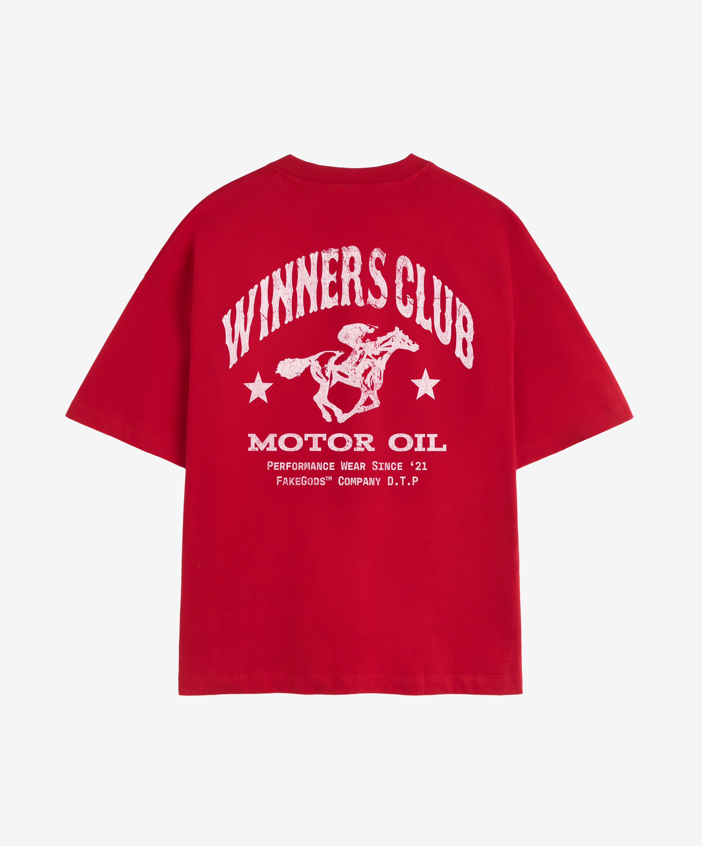 Winners Club Boxy Tee Red