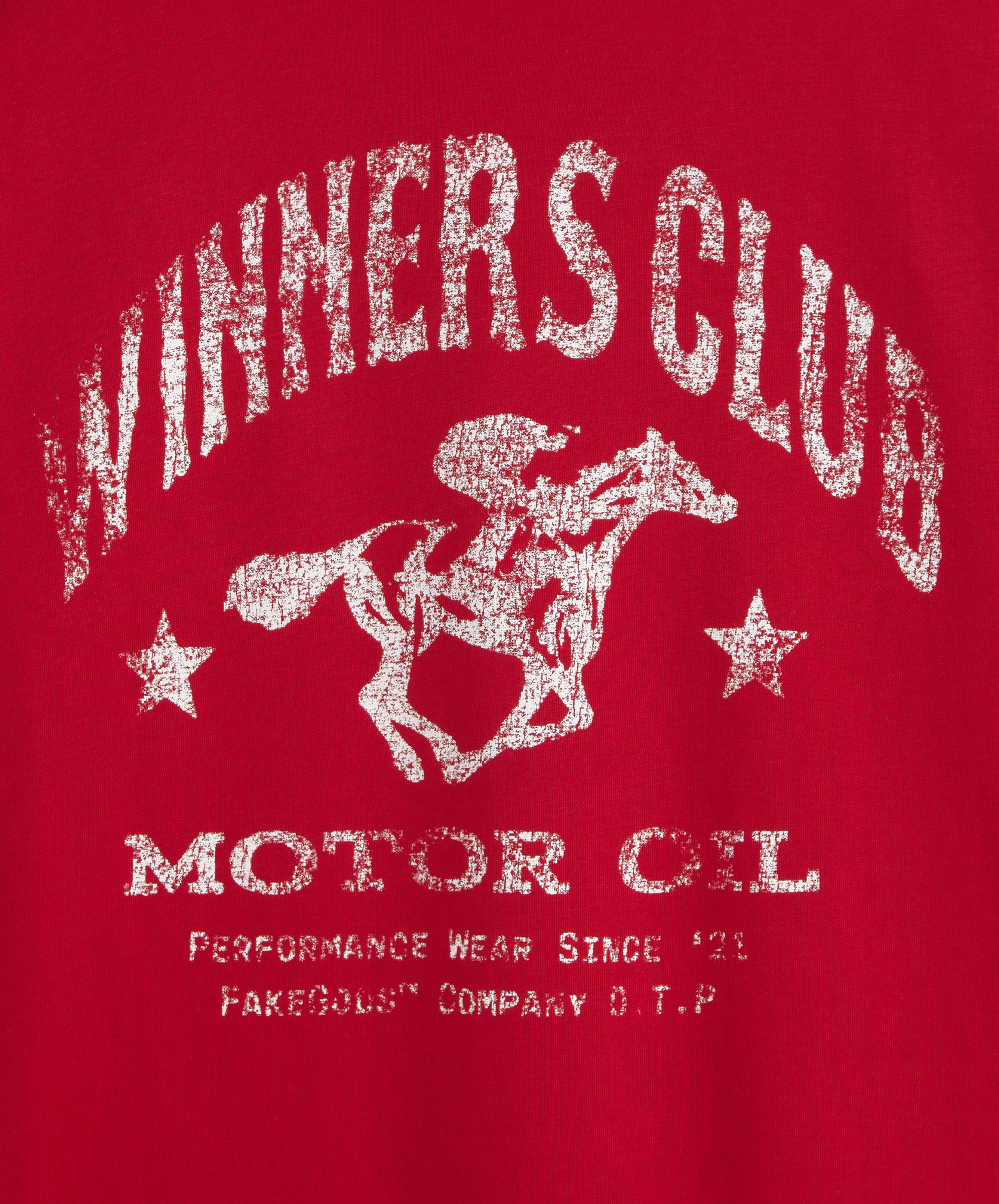 Winners Club Boxy Tee Red