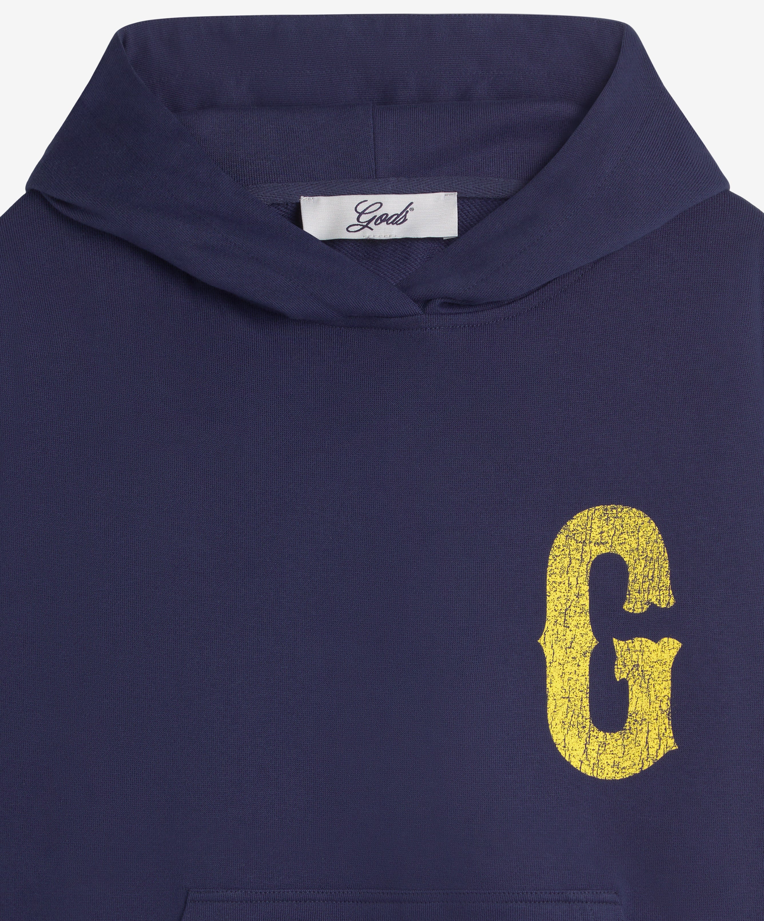 Winners Club Cropped Hoodie Navy