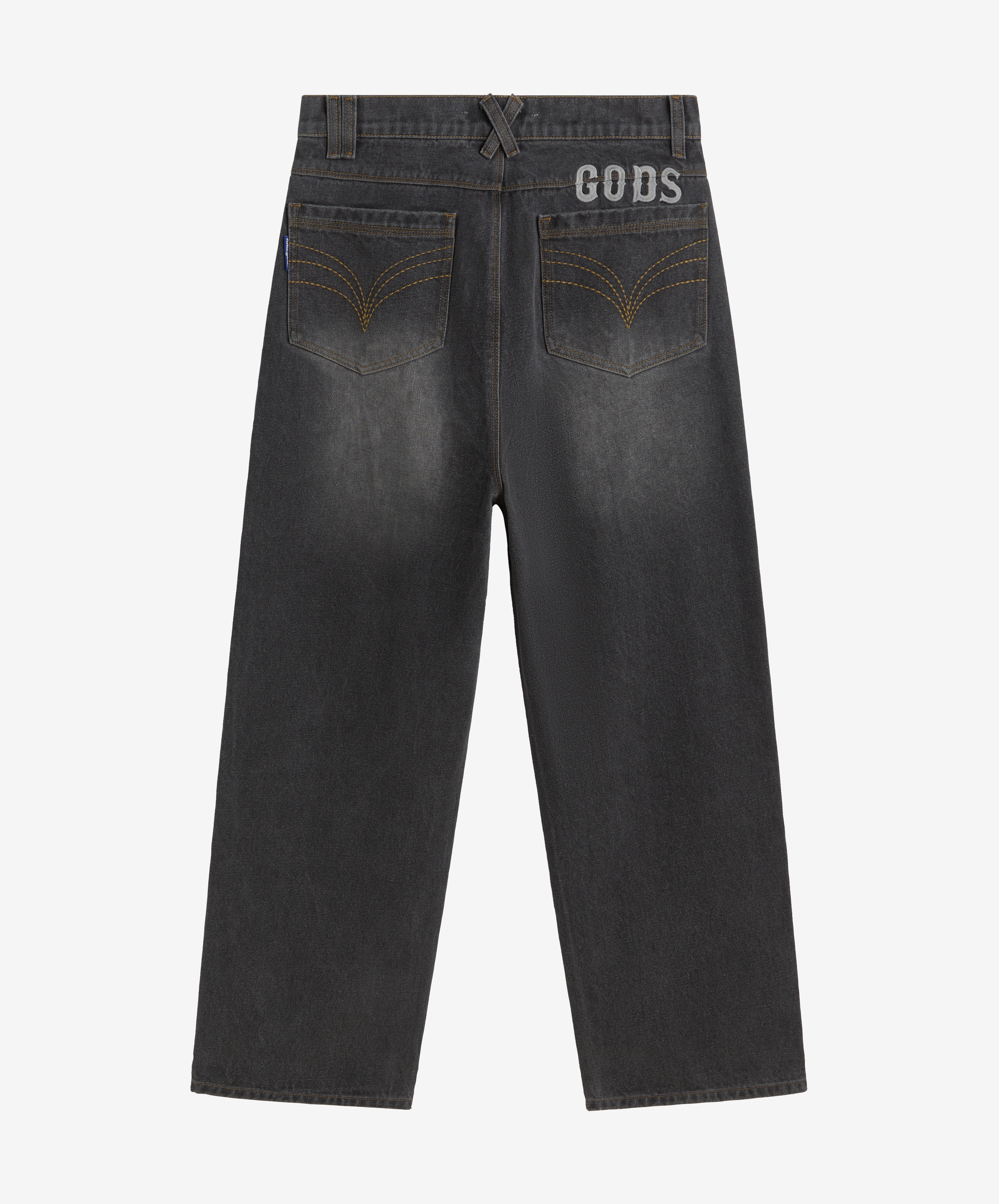 Baggy Denim Jeans Dark Grey