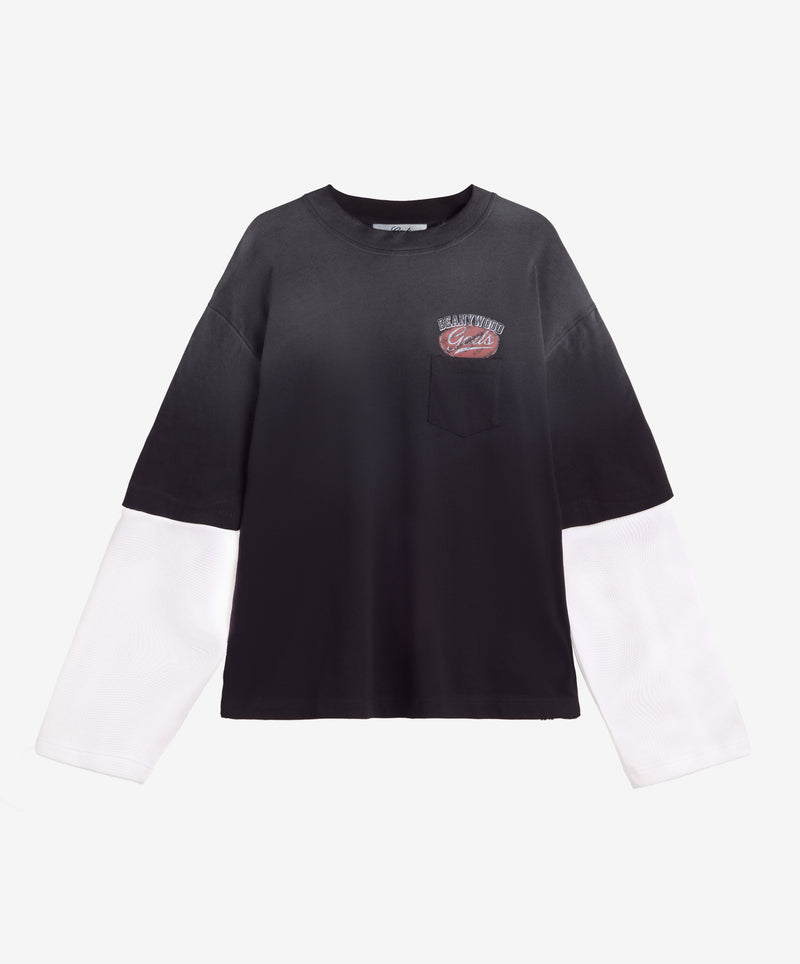 Layered Tee Dark Grey