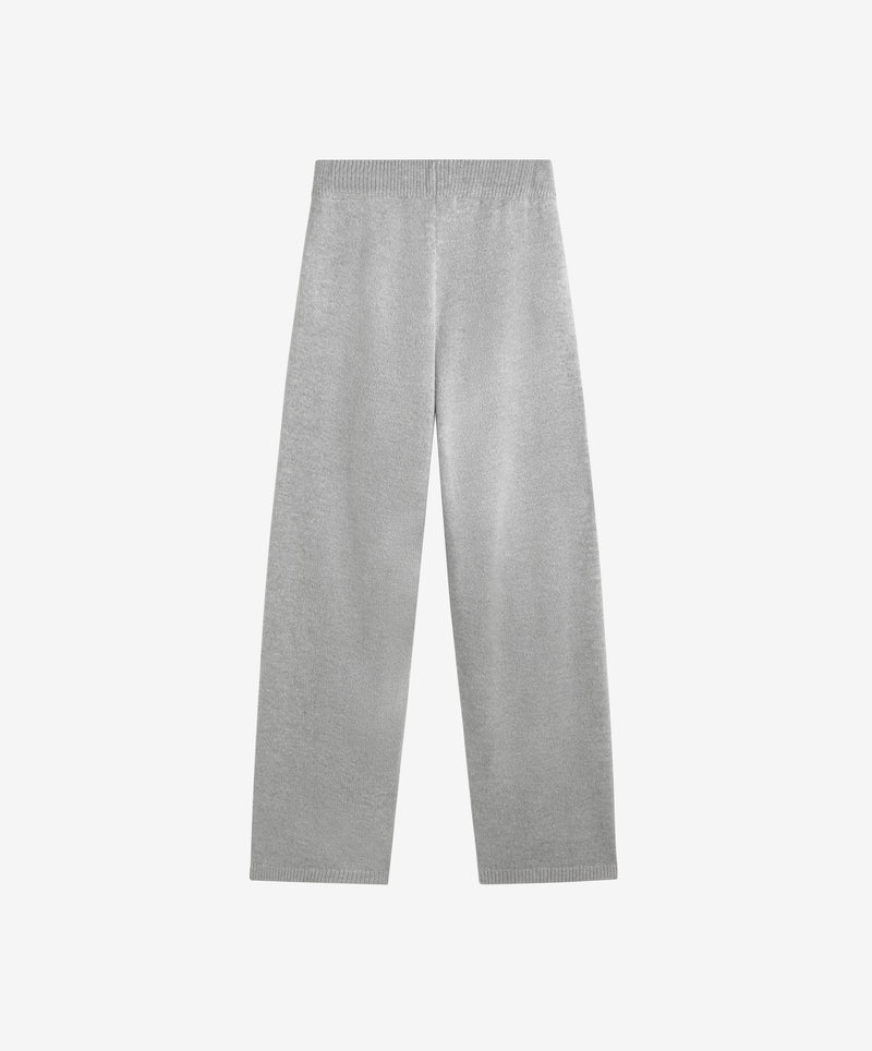 Handwritten Knitted Joggers Light Gray