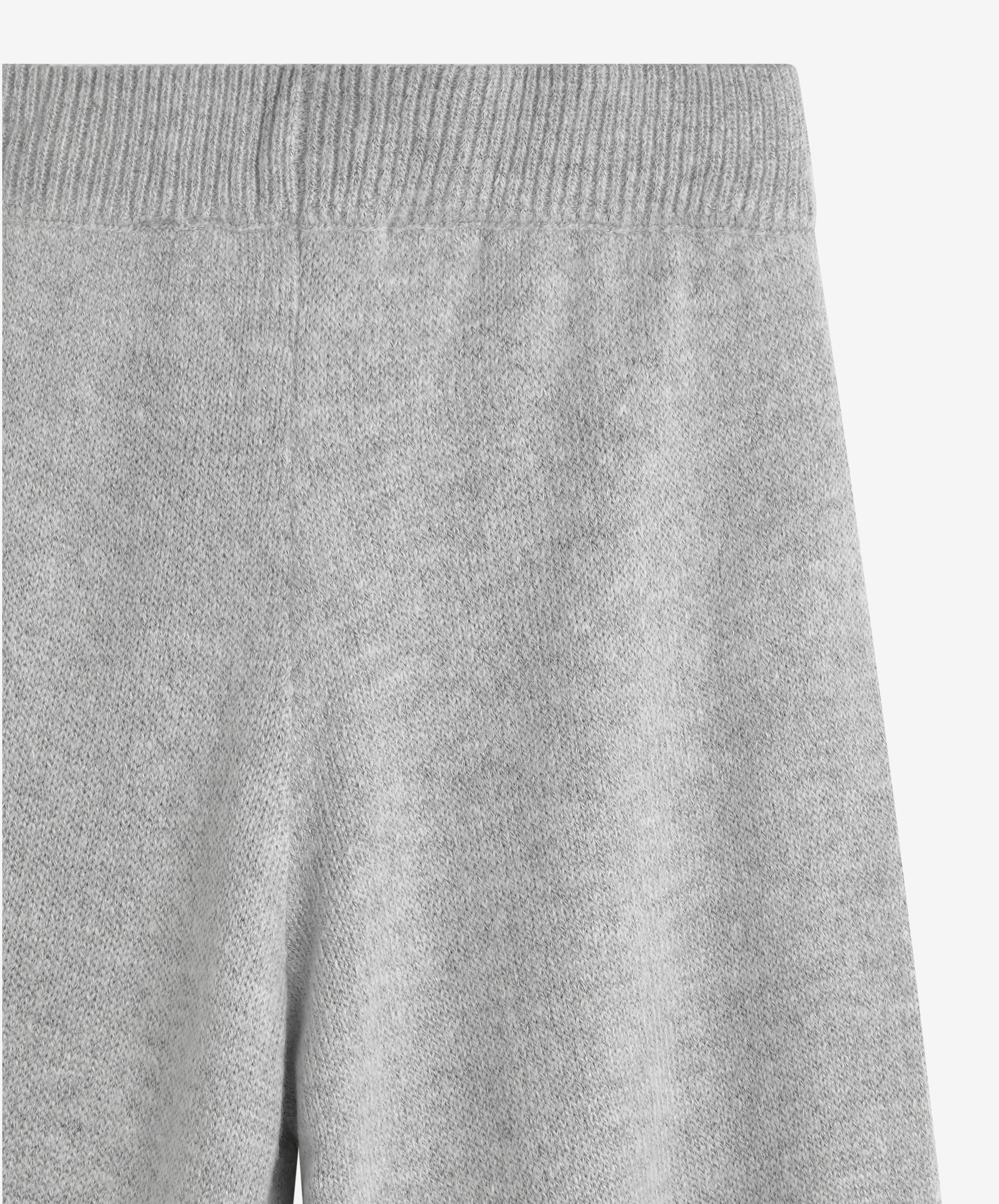 Handwritten Knitted Joggers Light Grey