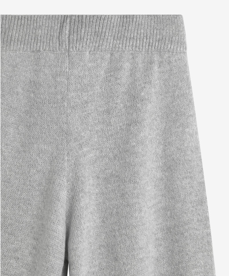 Handwritten Knitted Joggers Light Gray