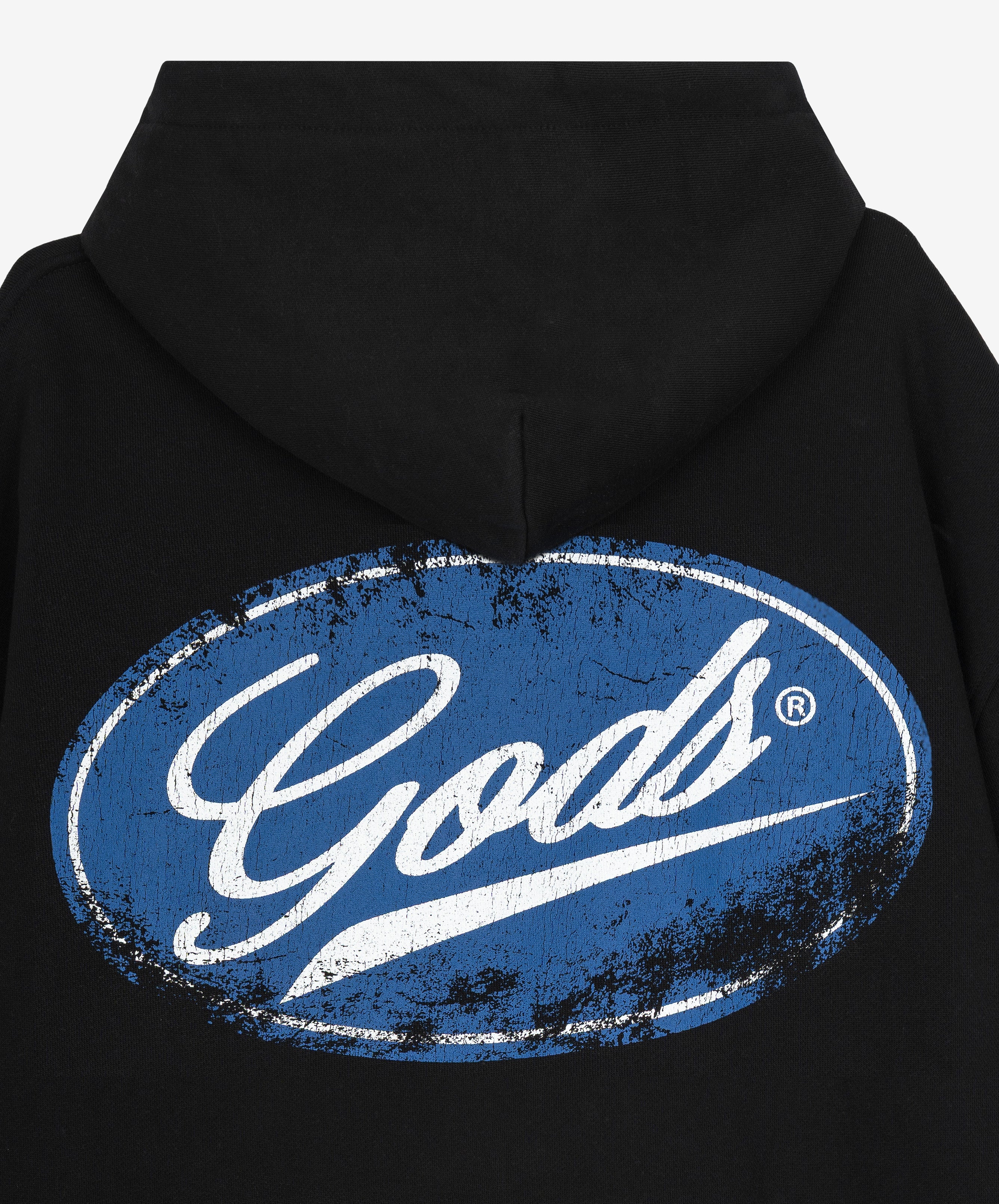 Spark Cropped Hoodie Black