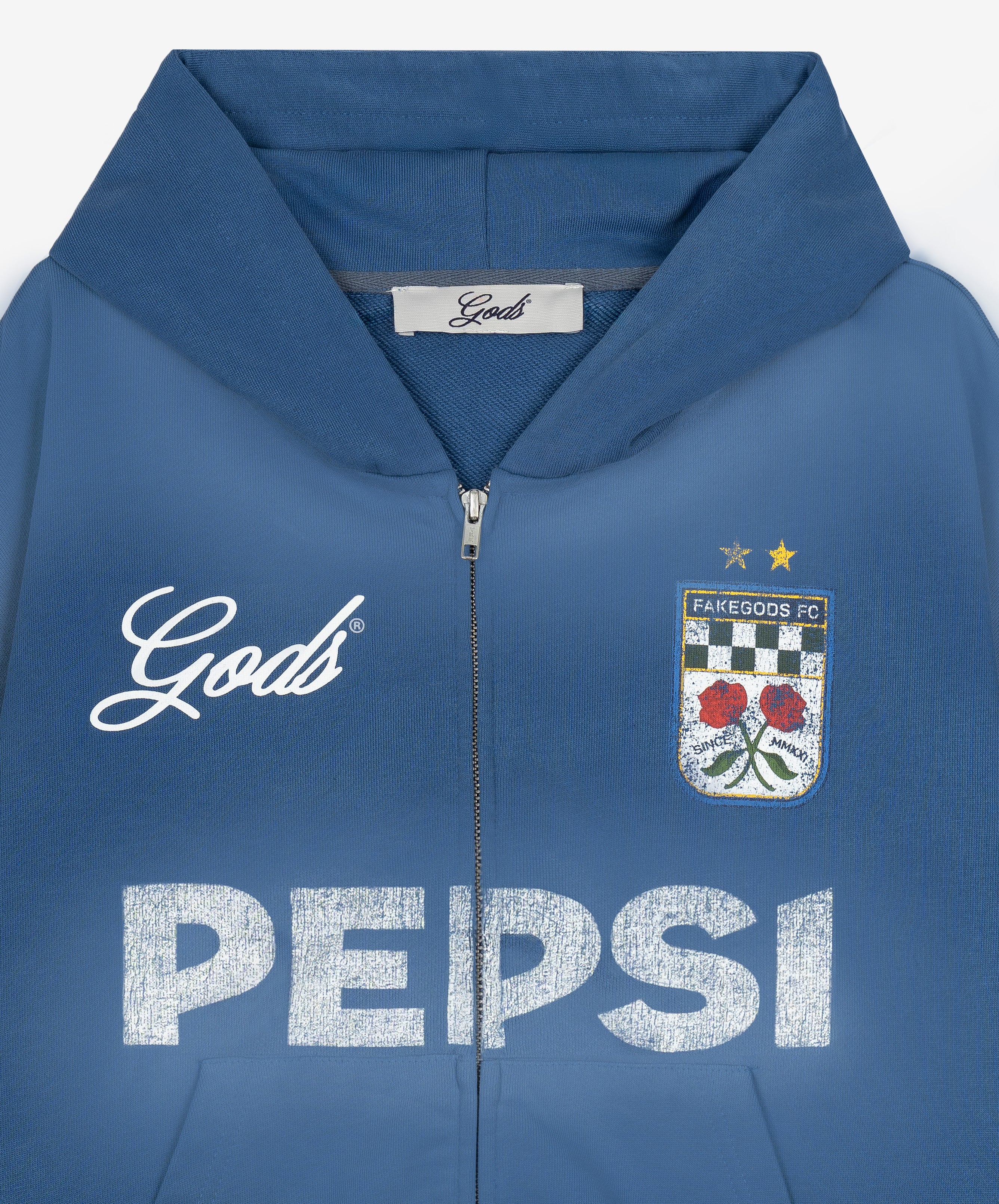 Track Zipper Blue