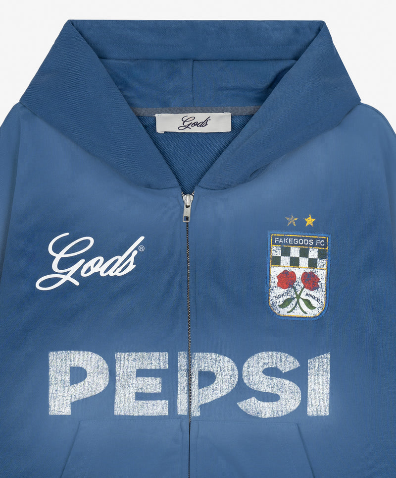 Track Zipper Blue