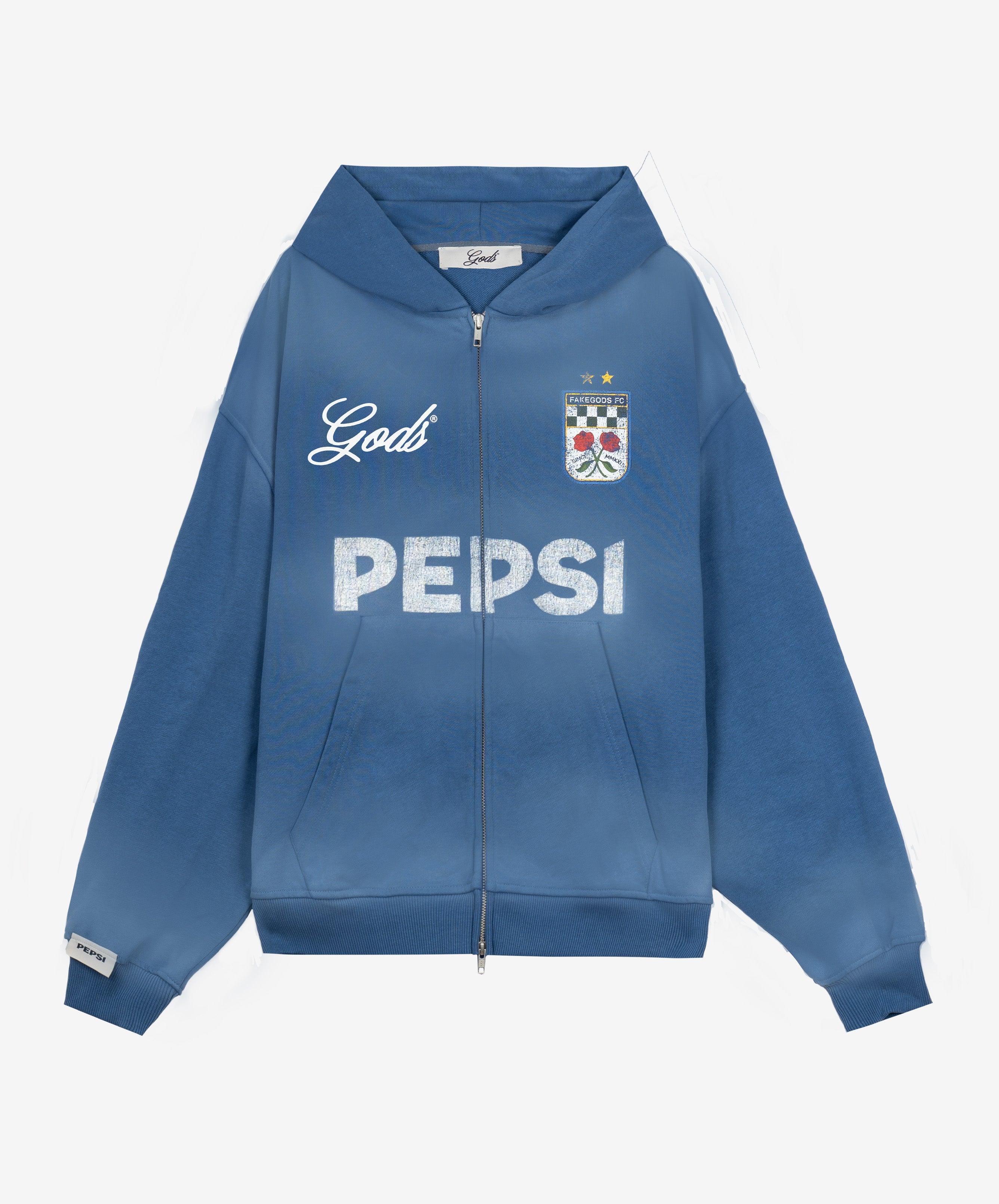 Track Zipper Blue