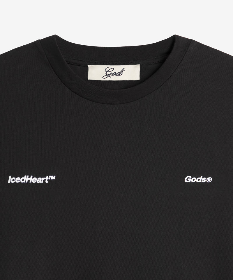Iced Heart Tee Black