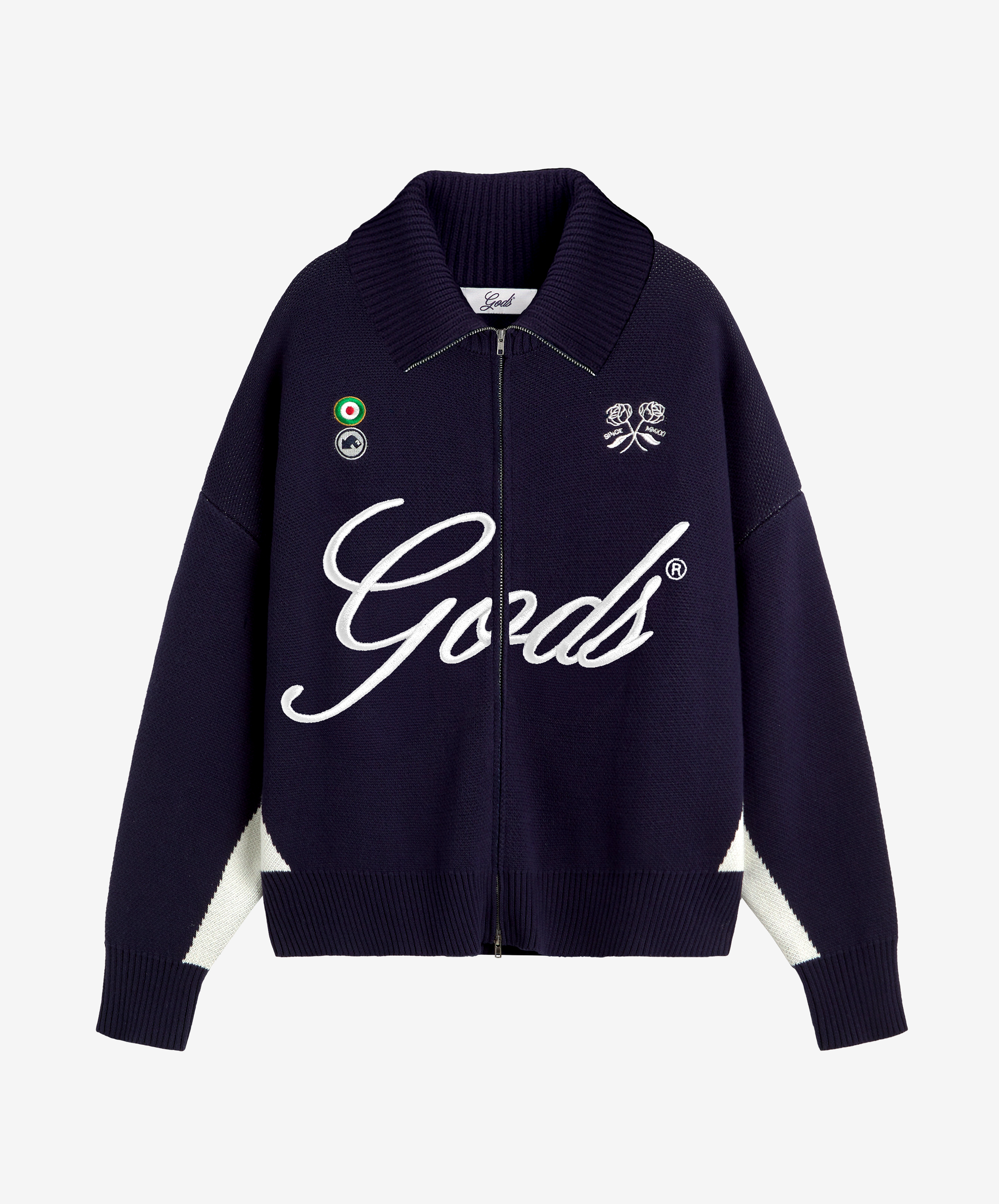 Gods FC Knitted Zipper Navy
