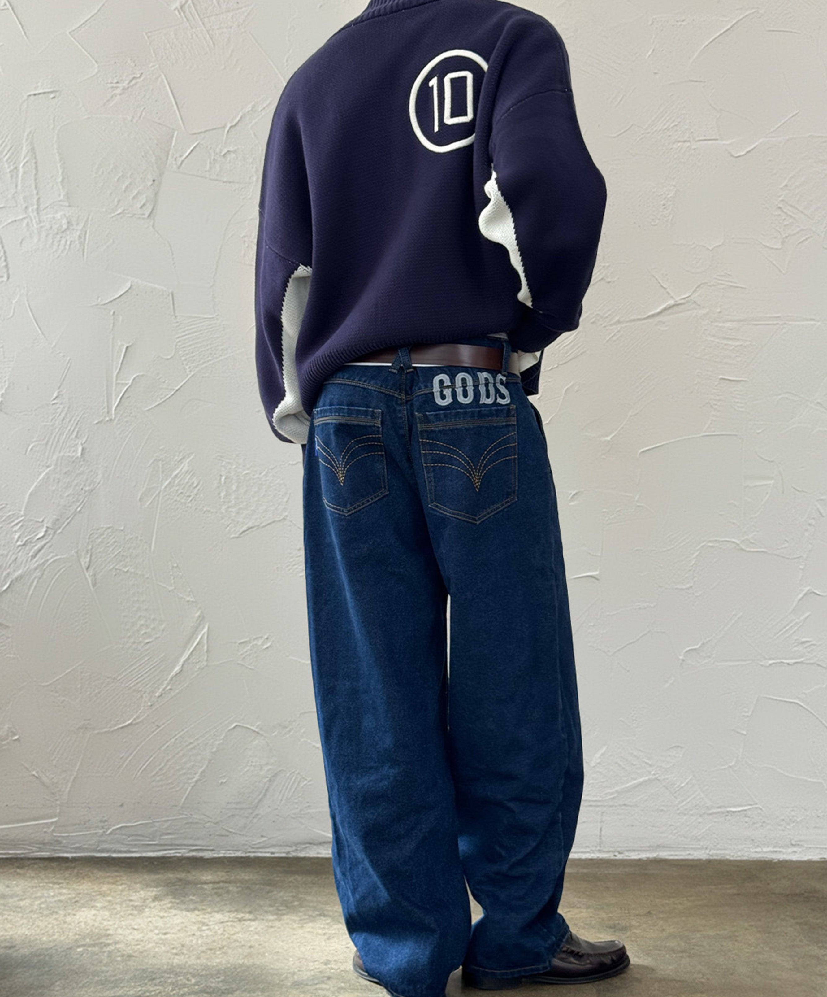 Gods FC Knitted Zipper Navy