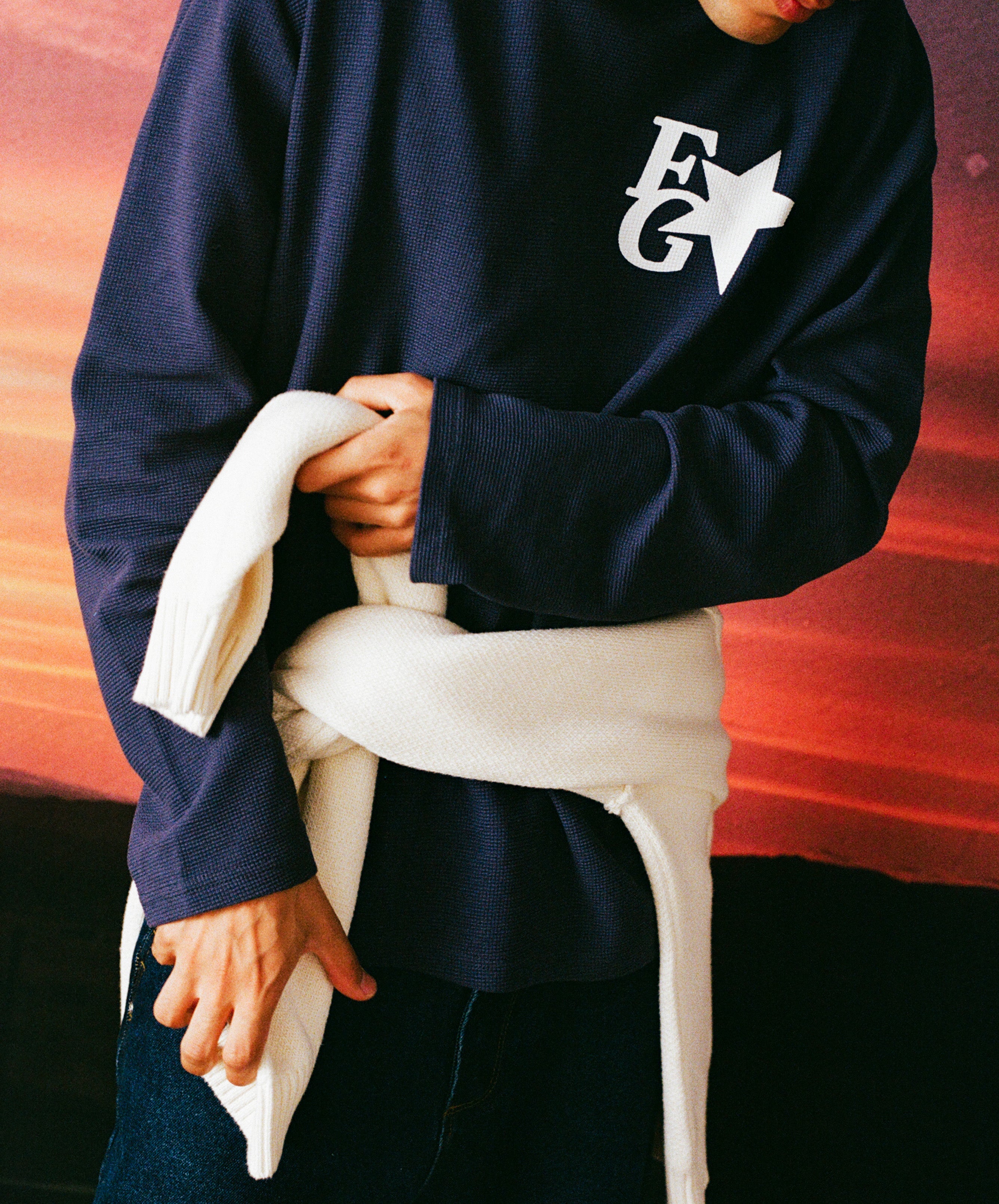Star Longsleeve Navy