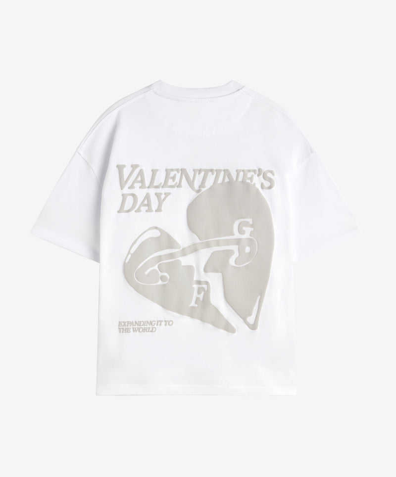 Valentine's Tee Monochrome White