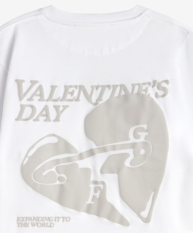 Valentine's Tee Monochrome White
