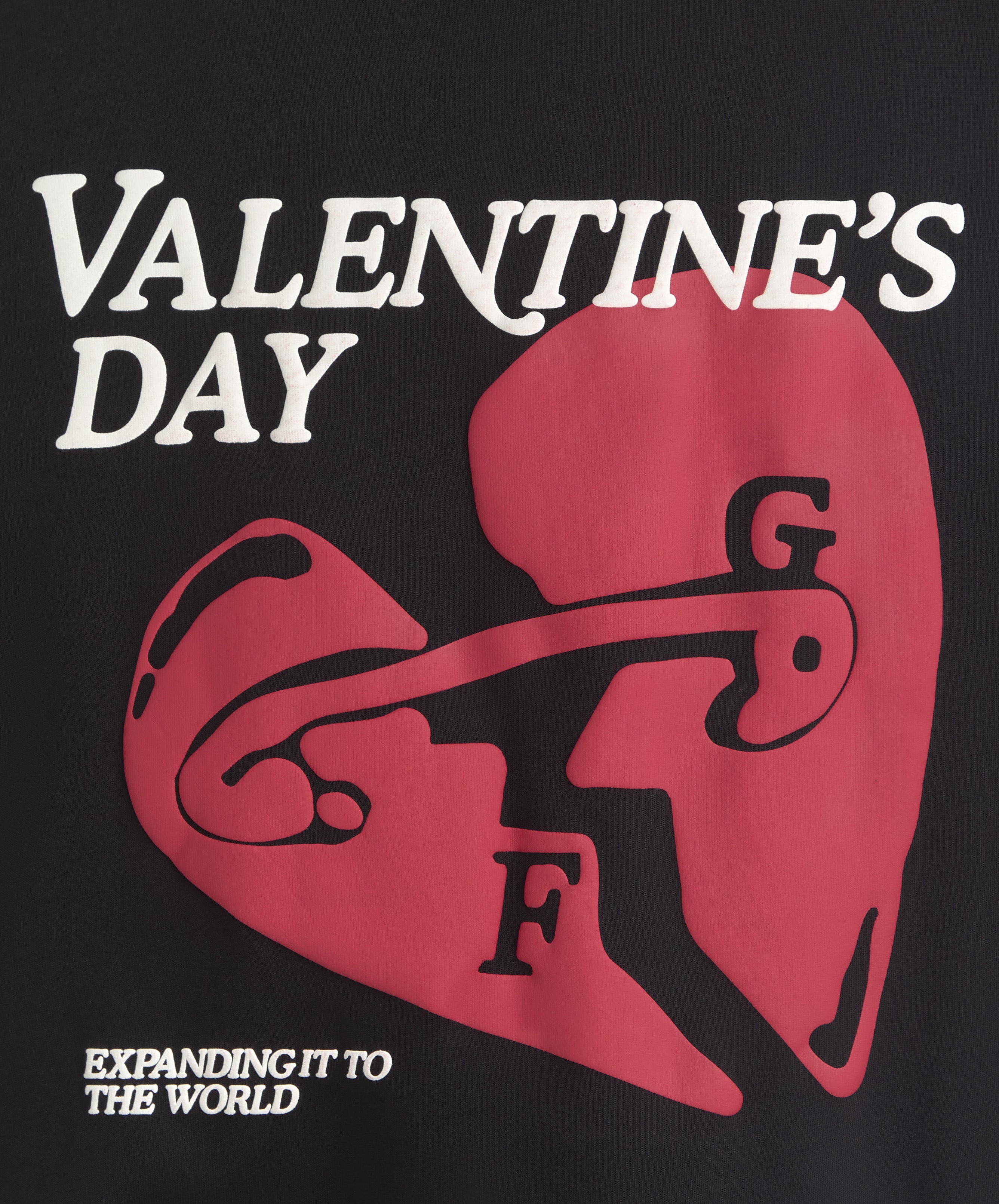 Valentine's Hoodie Black