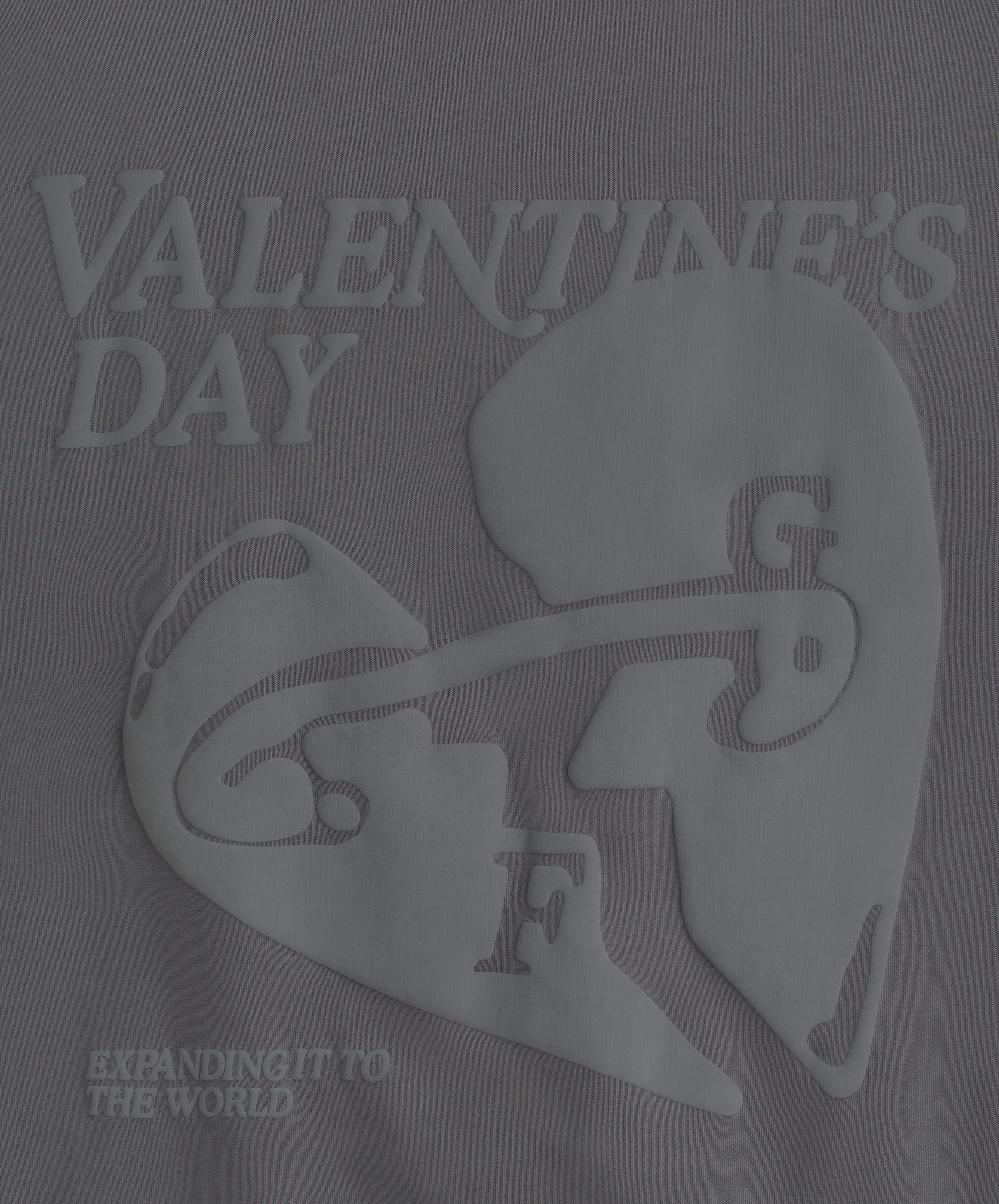 Valentine's Hoodie Dark Grey