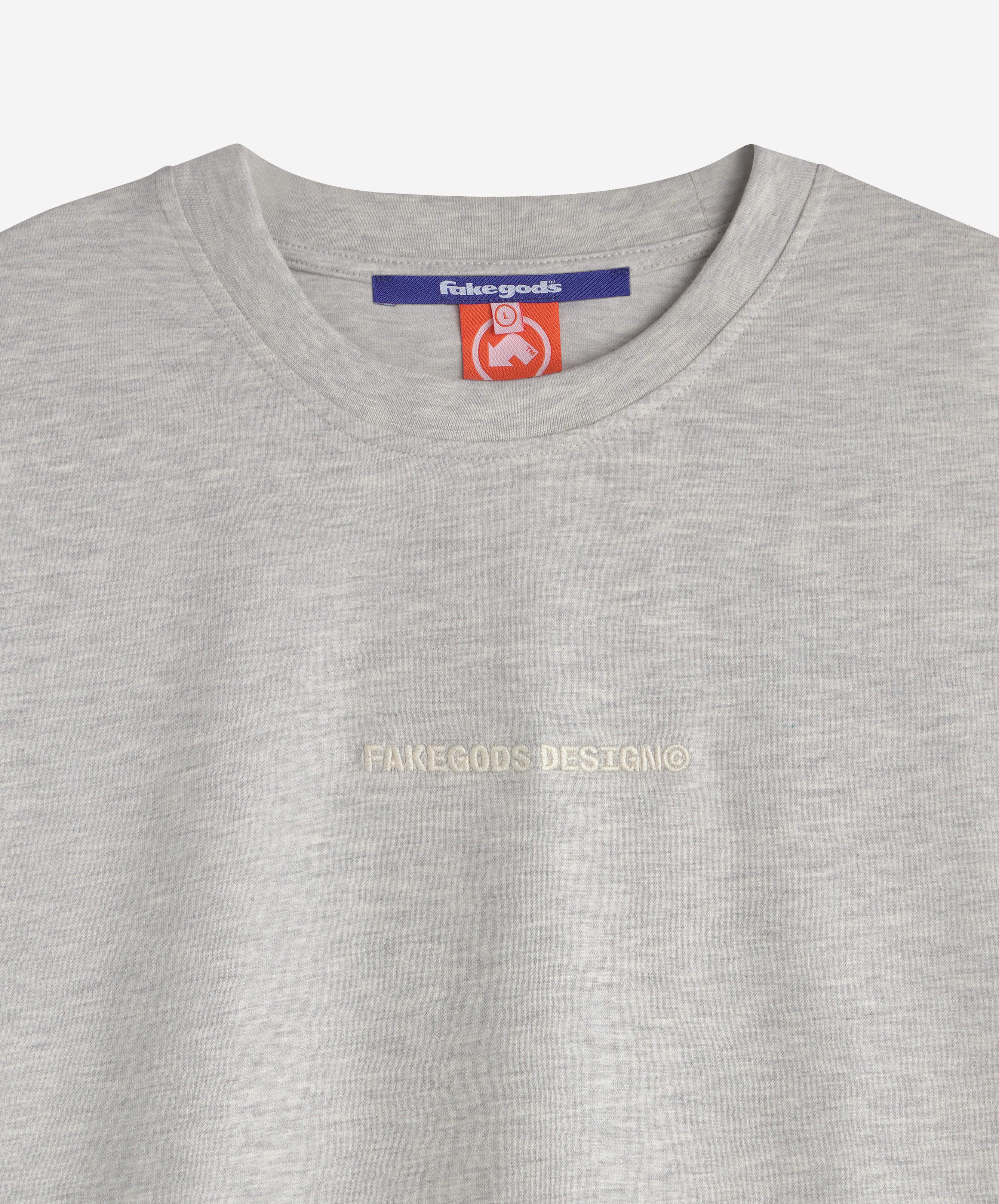 Fg Design Tee Grey Melange