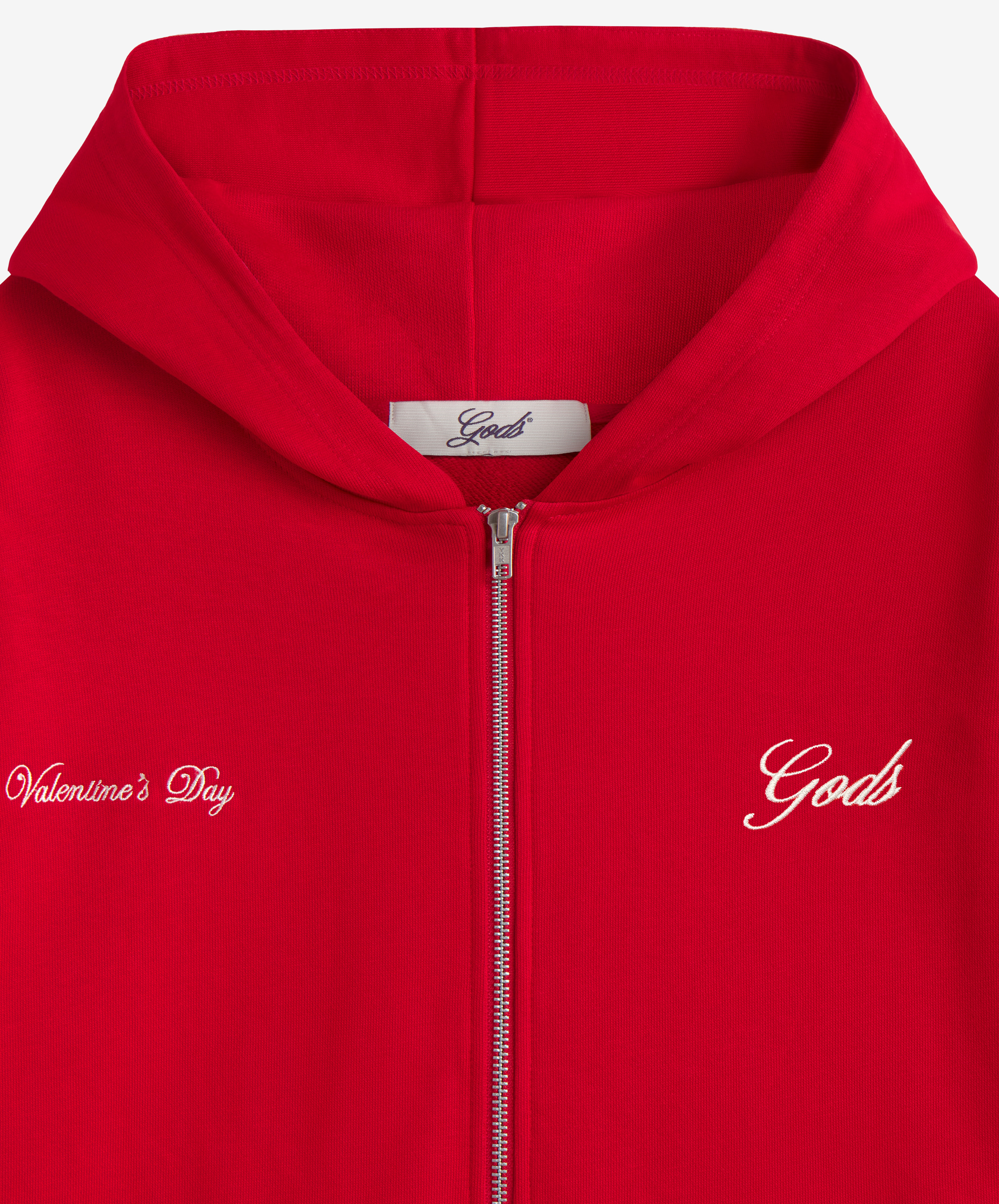 I Love You Zipper Red