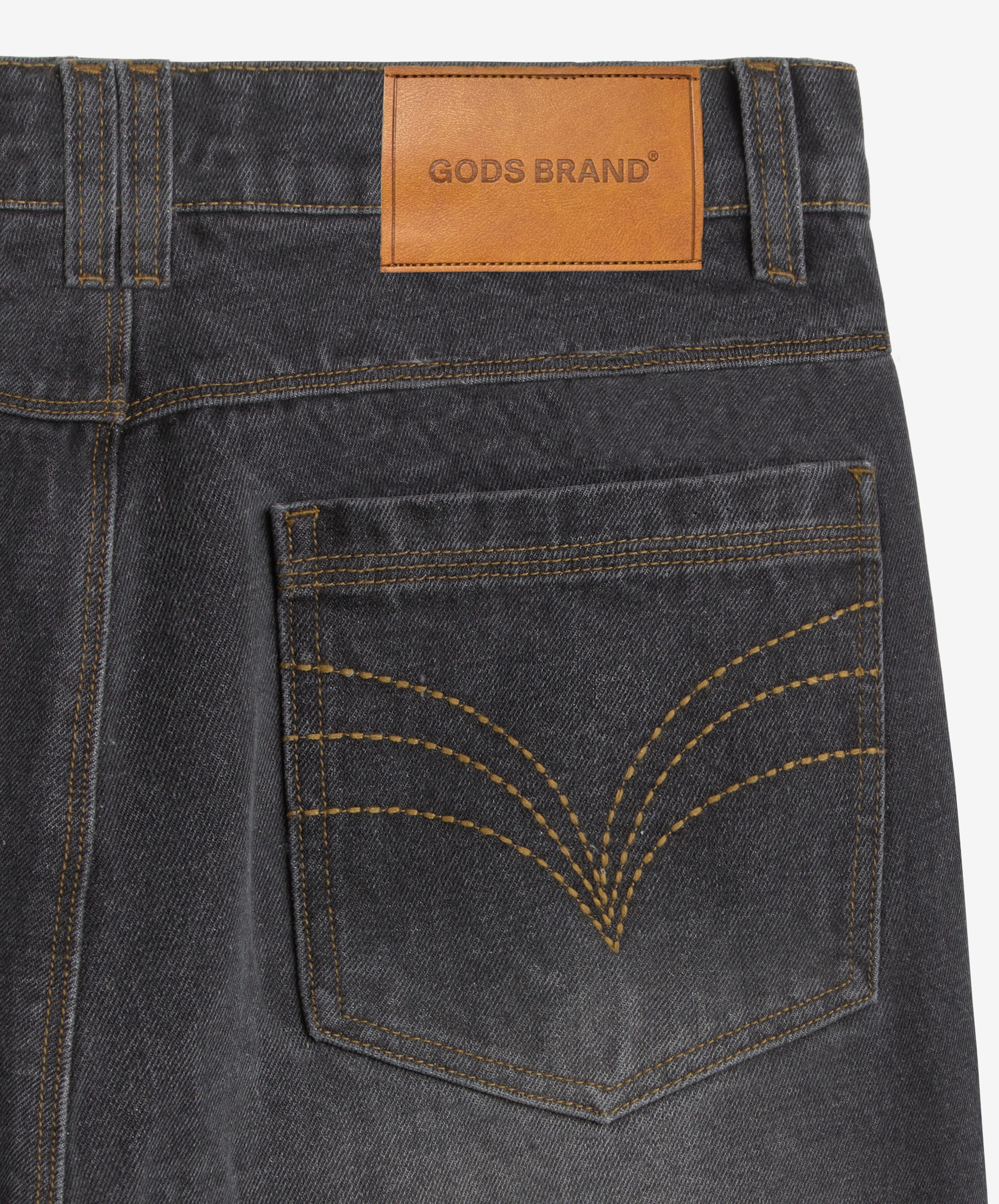 Baggy Denim Jeans Dark Grey