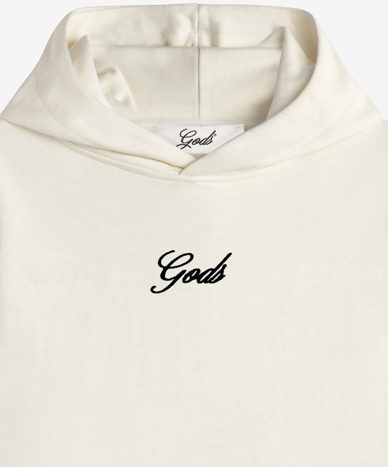 Iced Heart Hoodie Cream