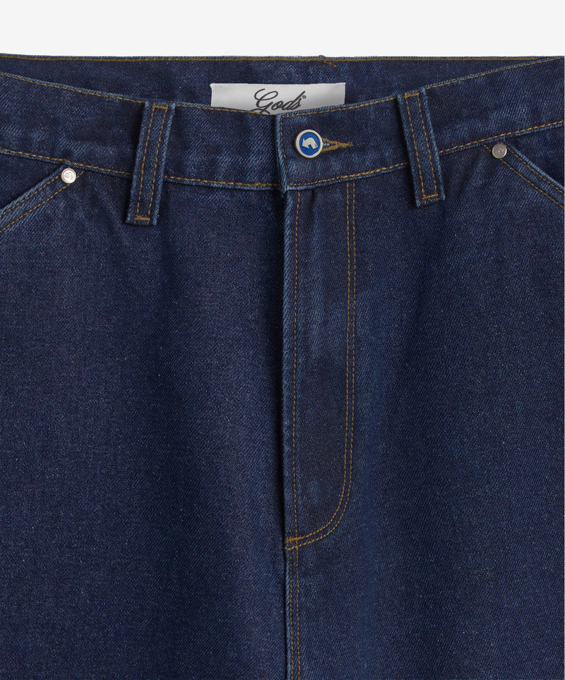 Baggy Denim Jeans Navy