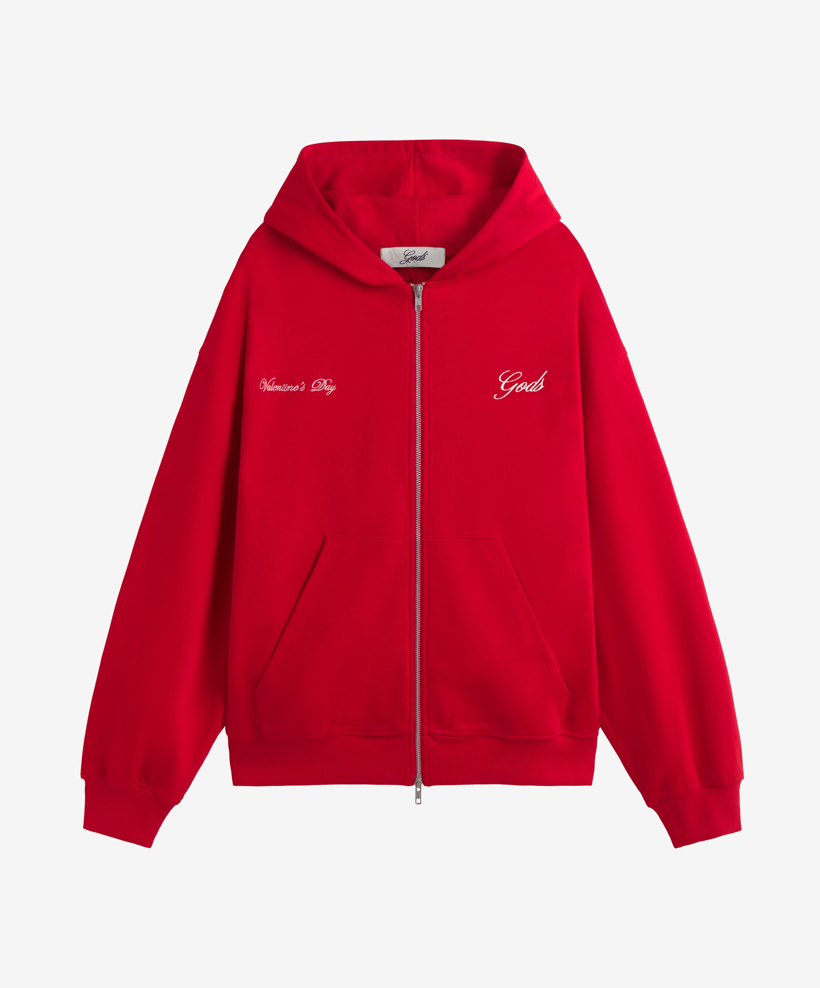 I Love You Zipper Red