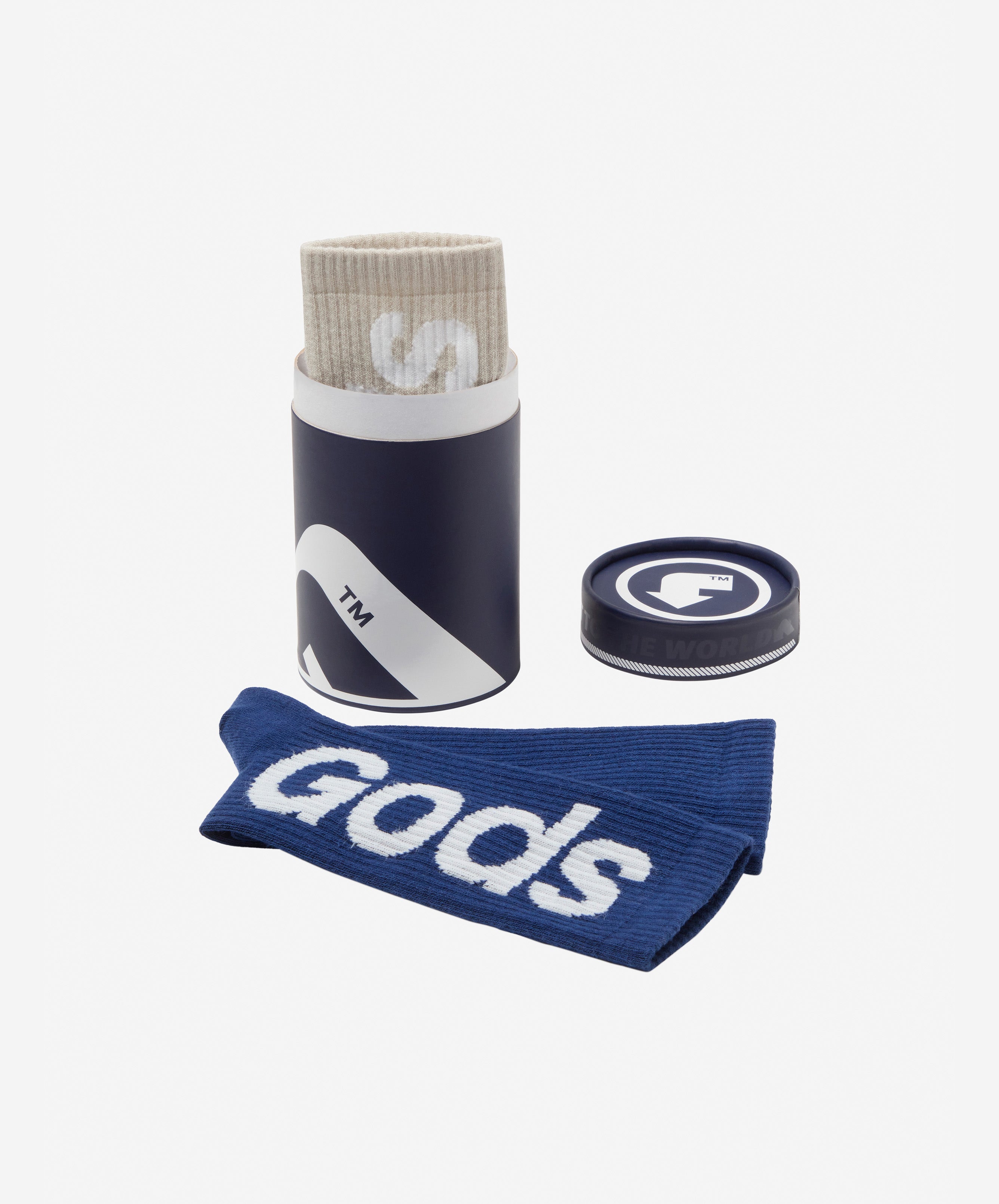 Fg Socks Grey&Navy (Pack)