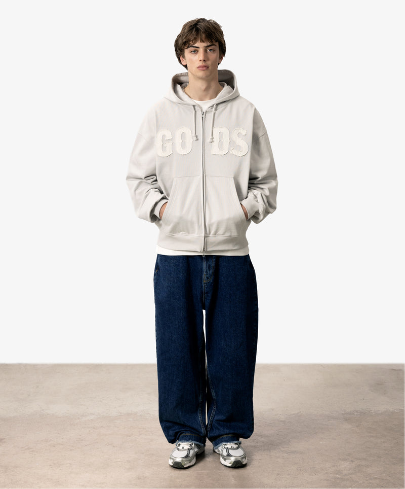 Gods Zipper Light Grey