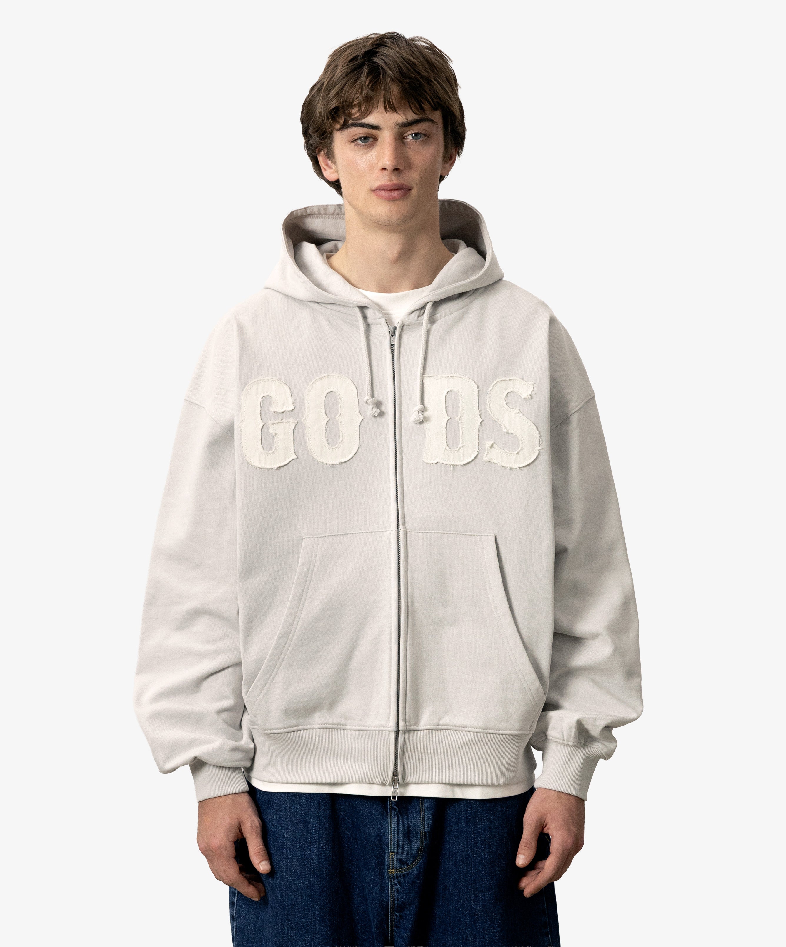 Gods Zipper Light Grey