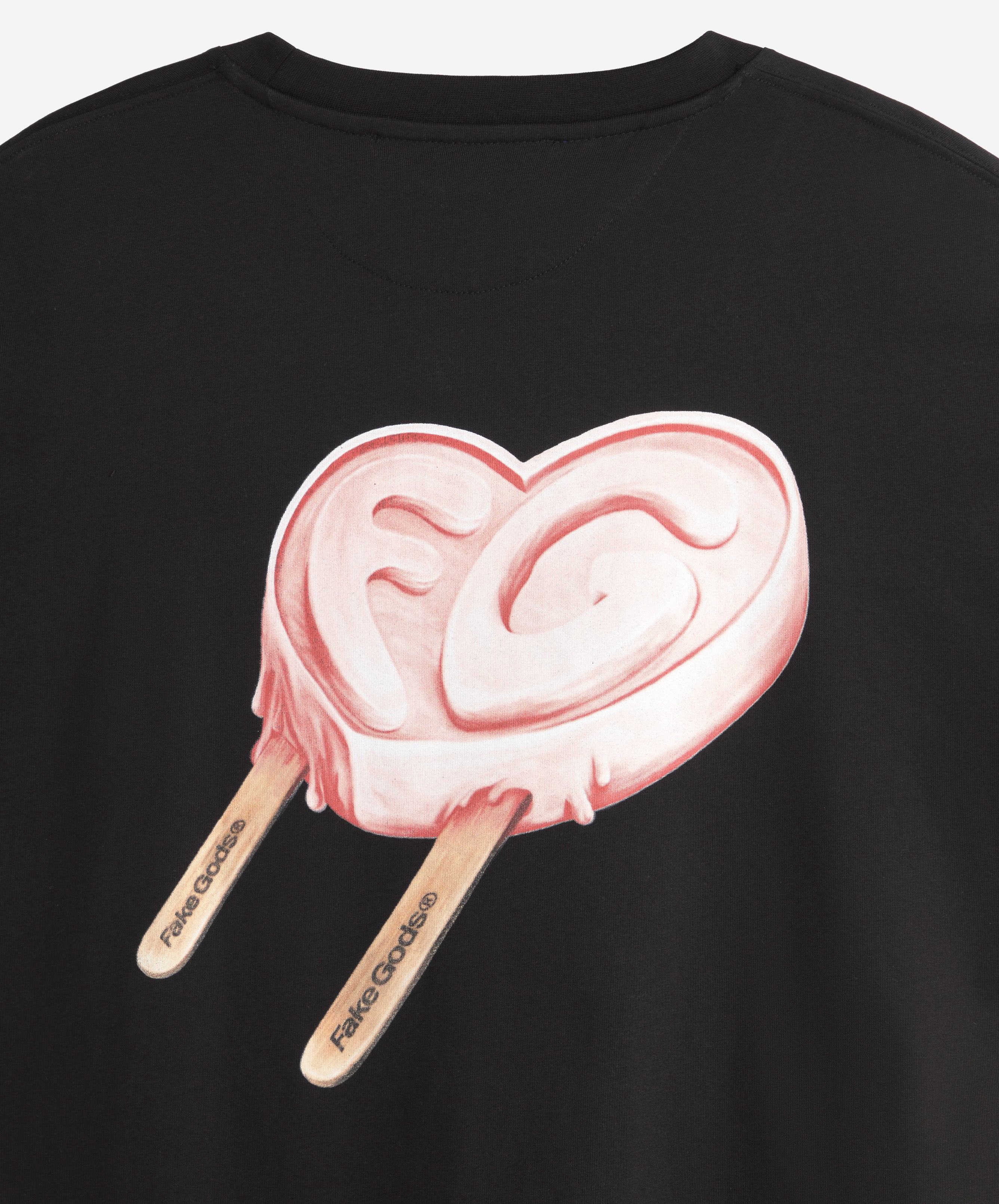 Iced Heart Tee Black
