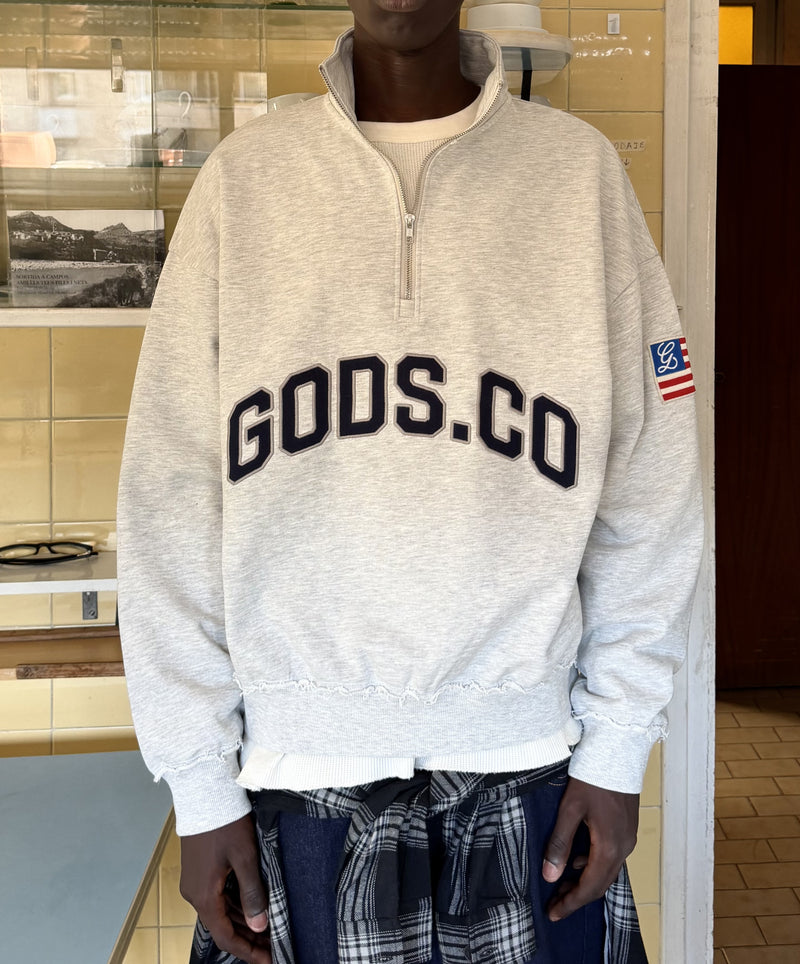 Gods.Co Half Zip Melange