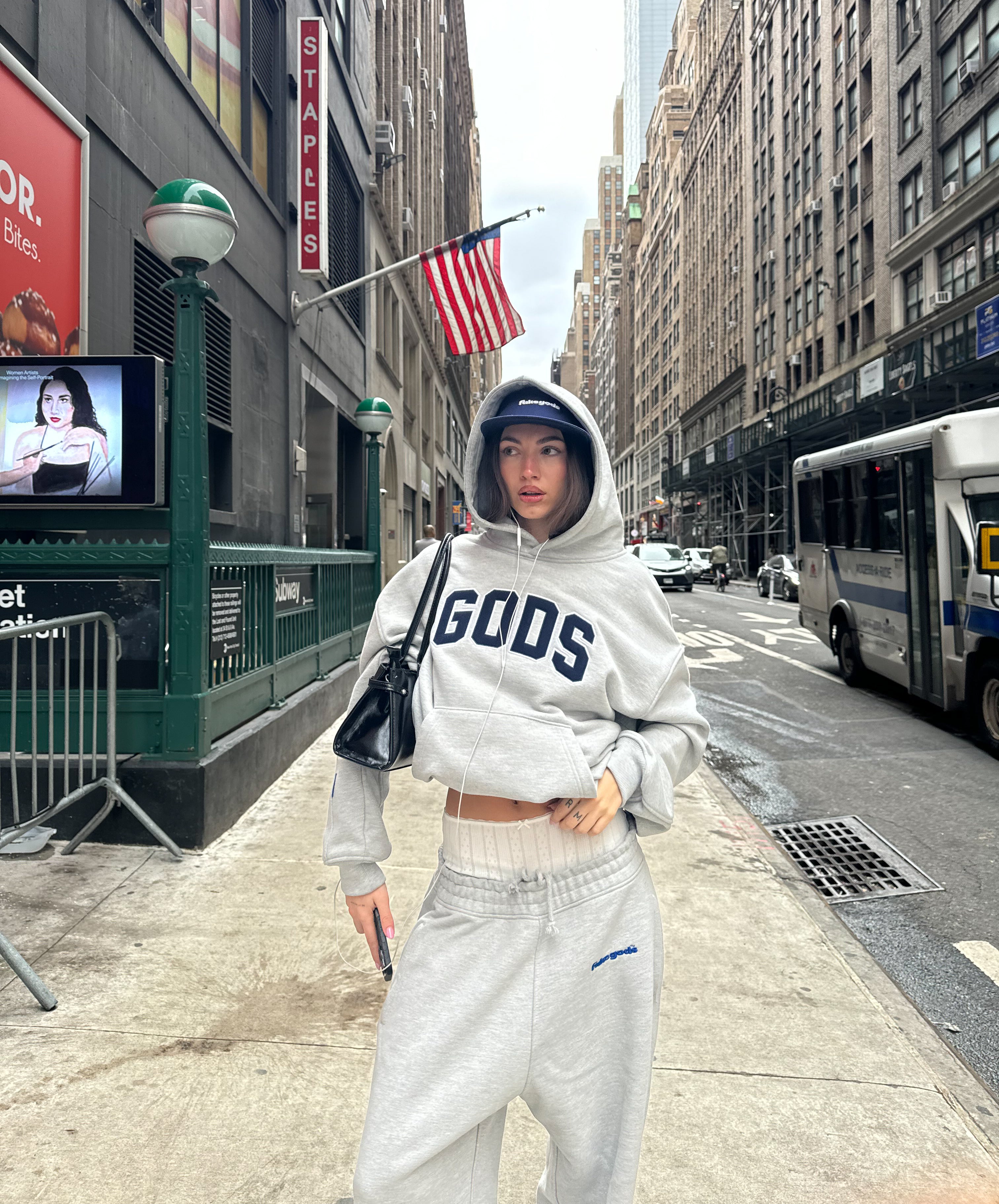 Gods Hoodie Grey Melange