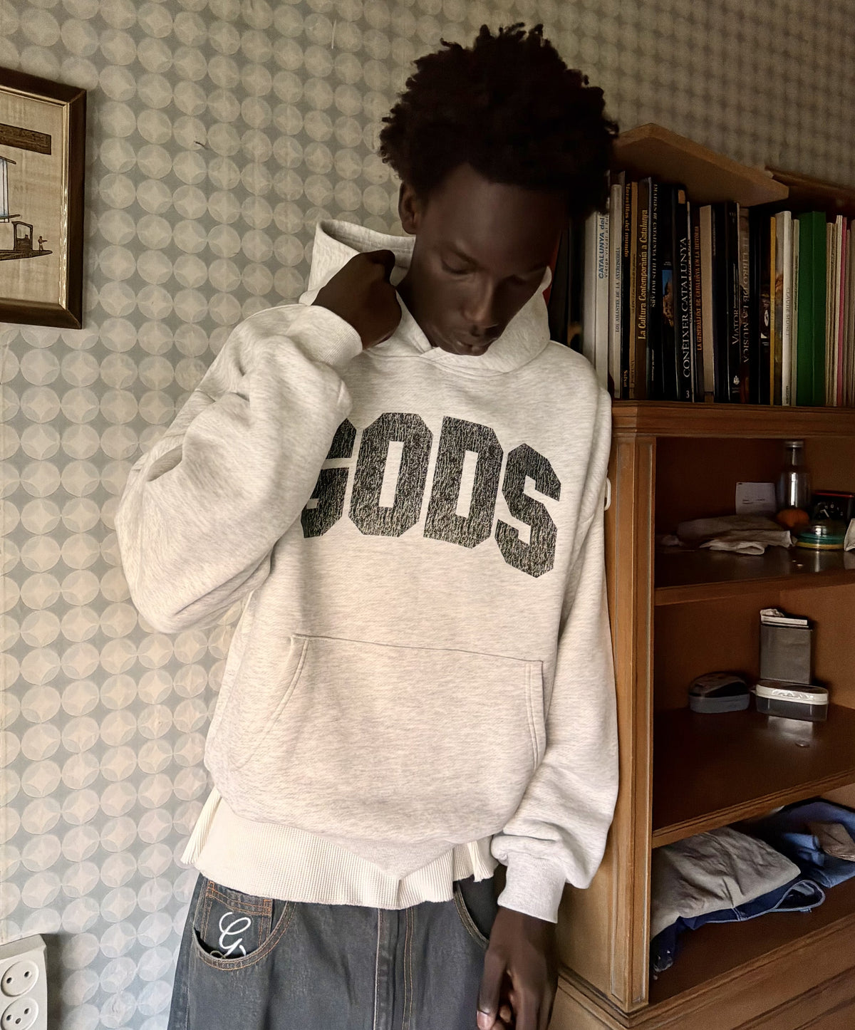 Gods College Hoodie Melange