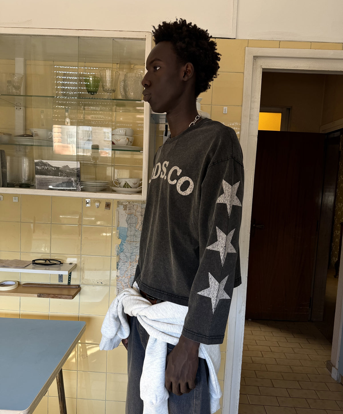 Stars Longsleeve Black