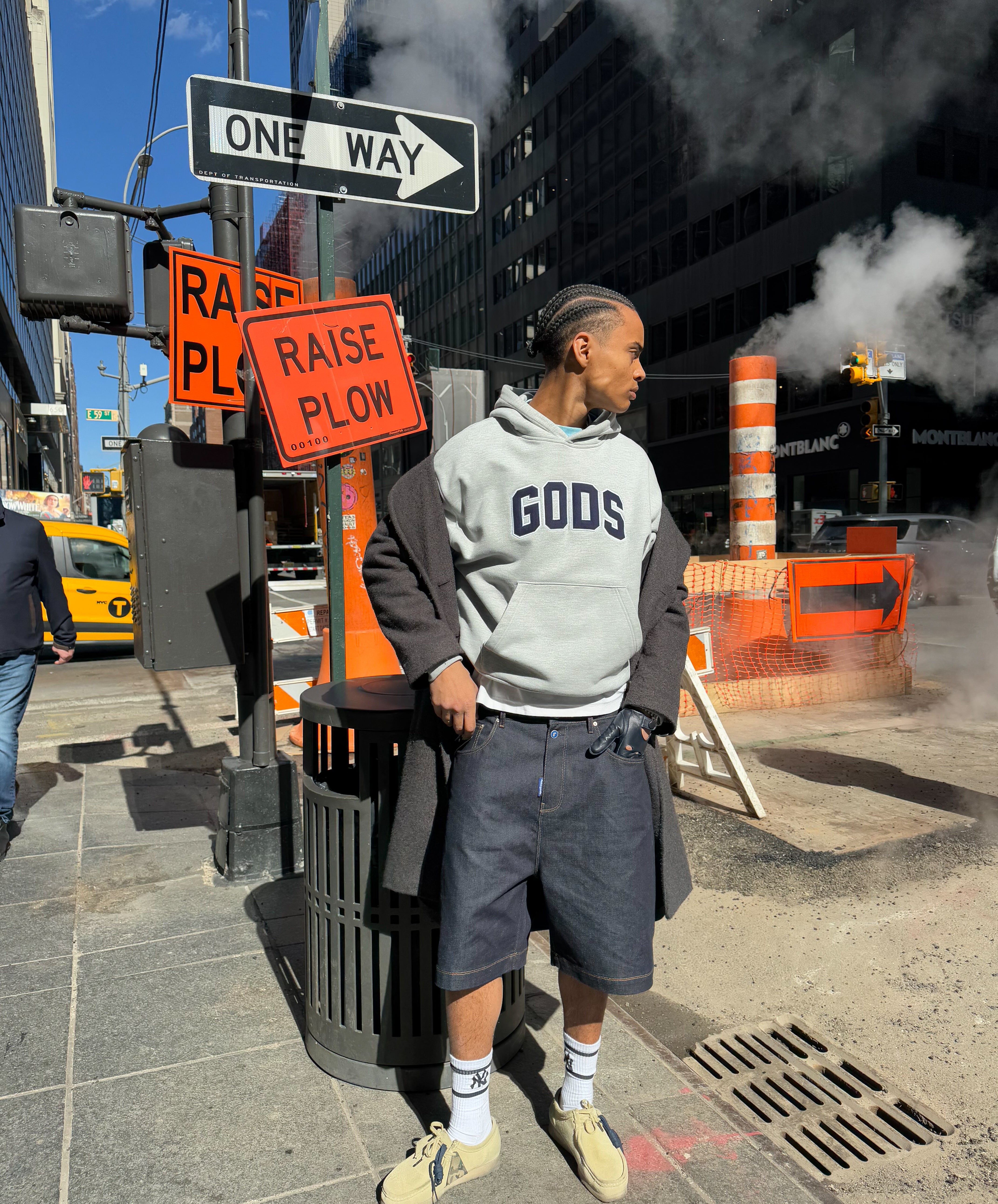 Gods Hoodie Grey Melange