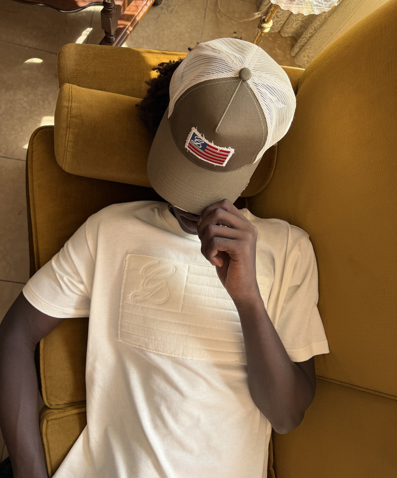 Flag Tee Cream