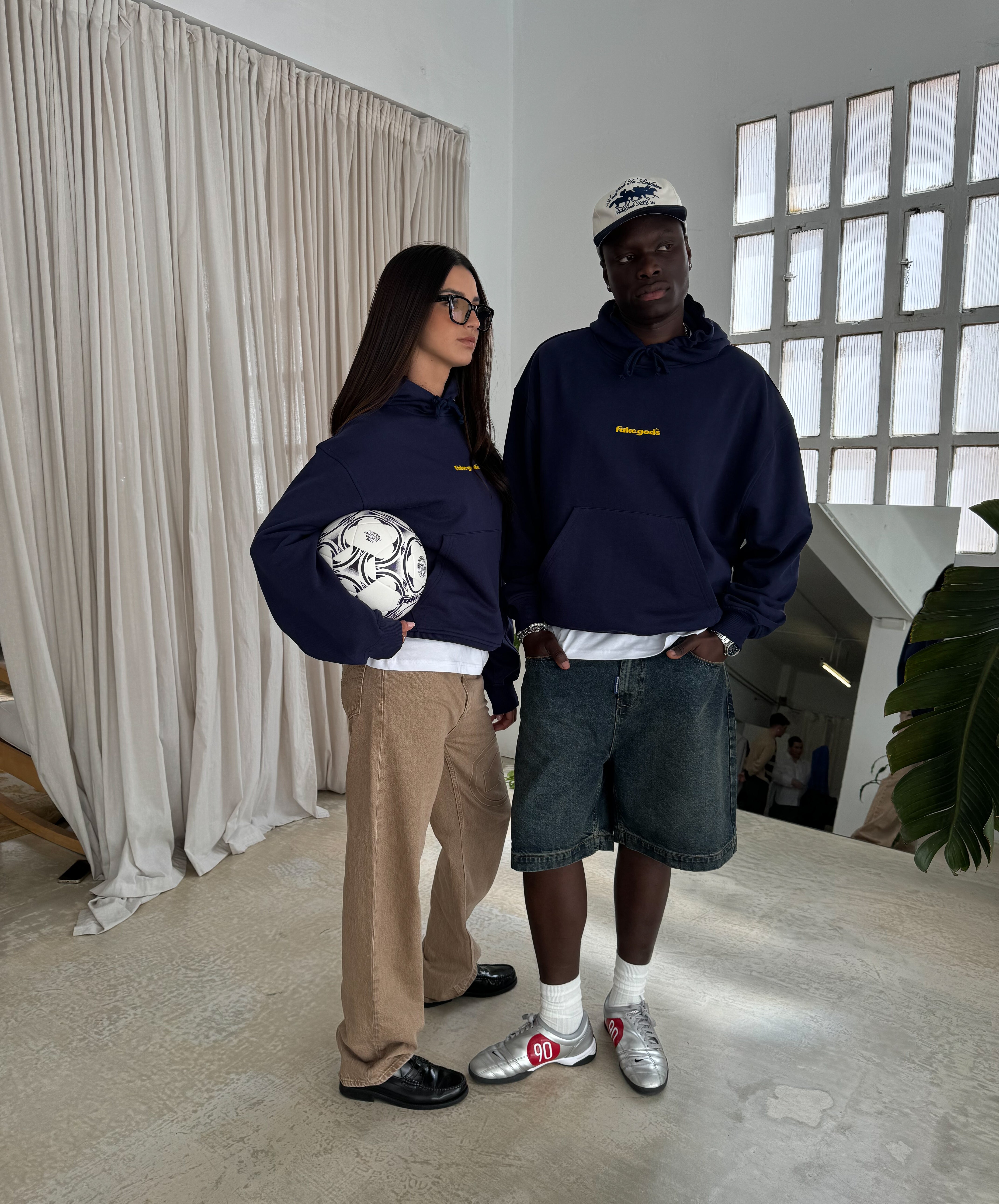 Back To Basics Hoodie Navy