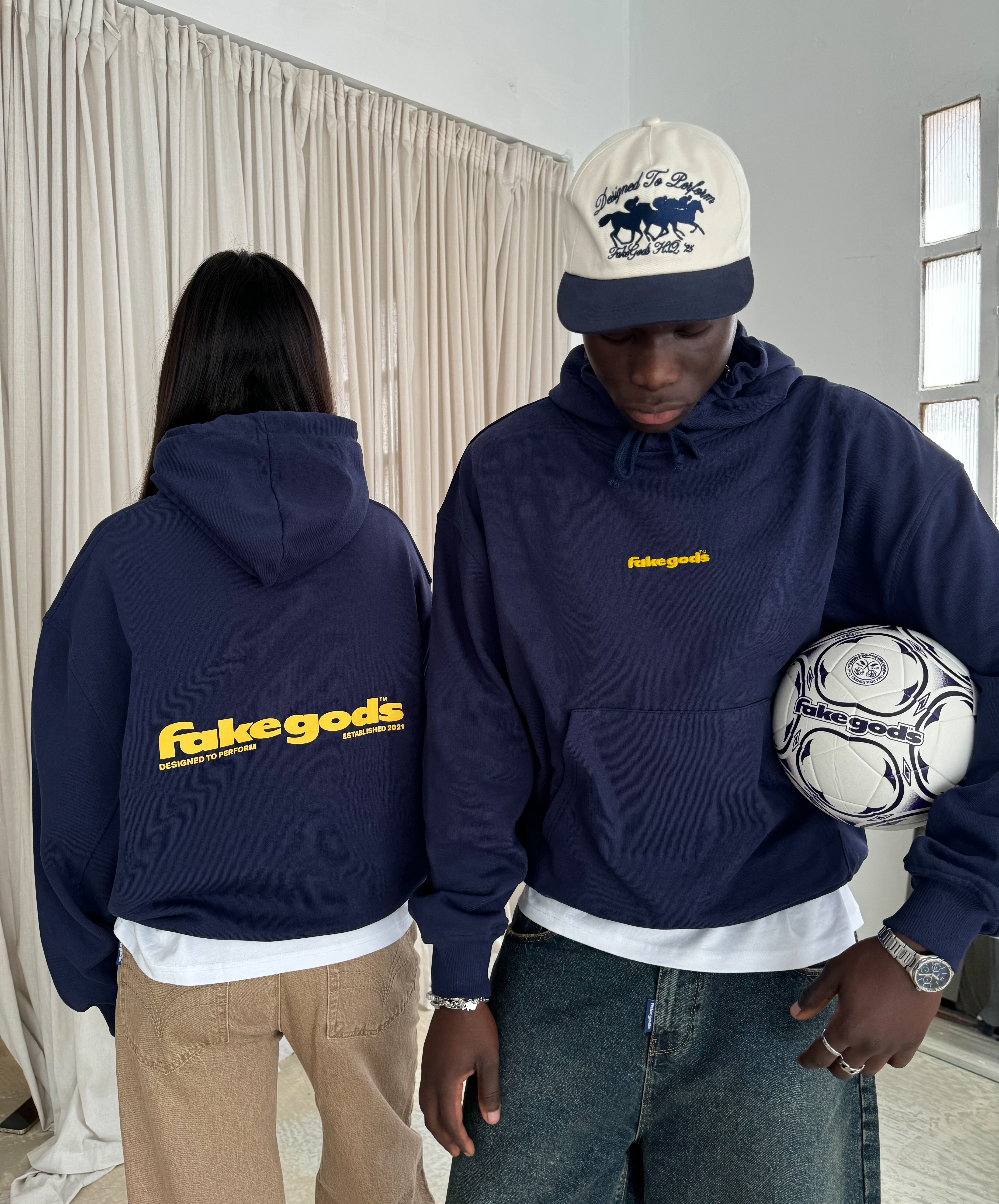 Back To Basics Hoodie Navy